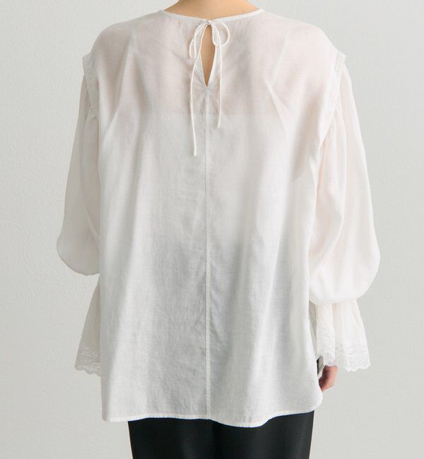  「フレアレースカフスブラウス」|プルオーバー|