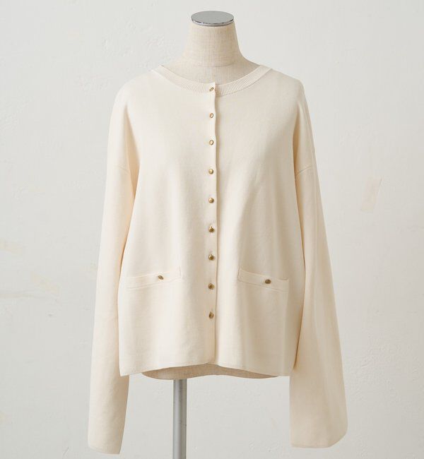 「【手洗い可能】ミラノリブニットカーディガン」|ニット・セーター|