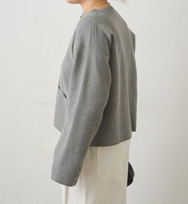  「【手洗い可能】ミラノリブニットカーディガン」|ニット・セーター|