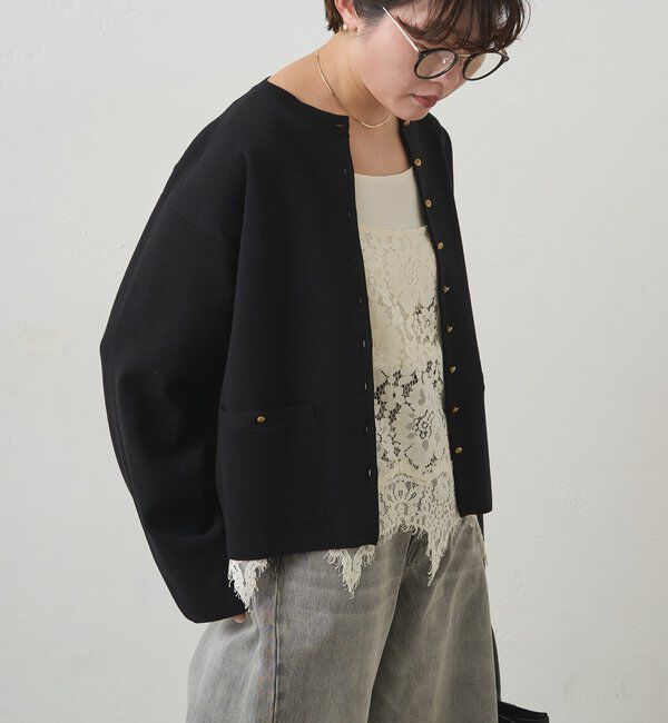  「【手洗い可能】ミラノリブニットカーディガン」|ニット・セーター|