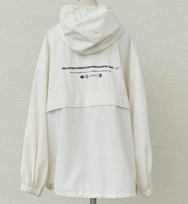  「【F&B】撥水リサイクルナイロンアノラックパーカー」|アウトドア|