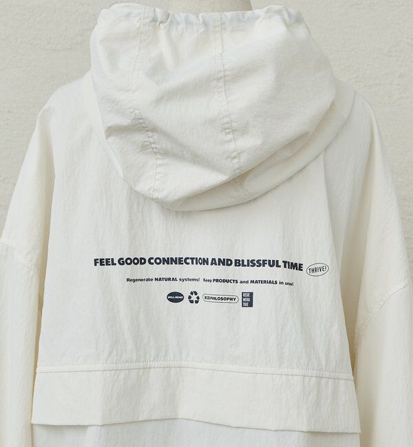  「【F&B】撥水リサイクルナイロンアノラックパーカー」|アウトドア|