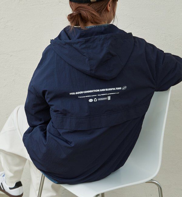  「【F&B】撥水リサイクルナイロンアノラックパーカー」|アウトドア|