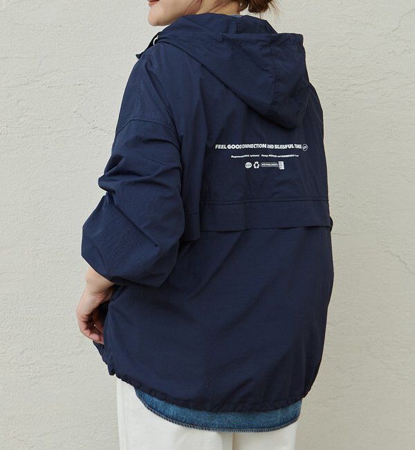  「【F&B】撥水リサイクルナイロンアノラックパーカー」|アウトドア|