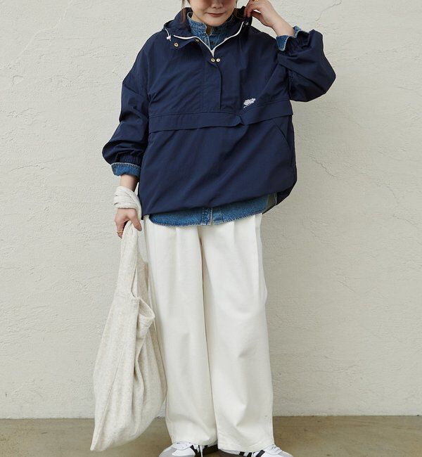  「【F&B】撥水リサイクルナイロンアノラックパーカー」|アウトドア|