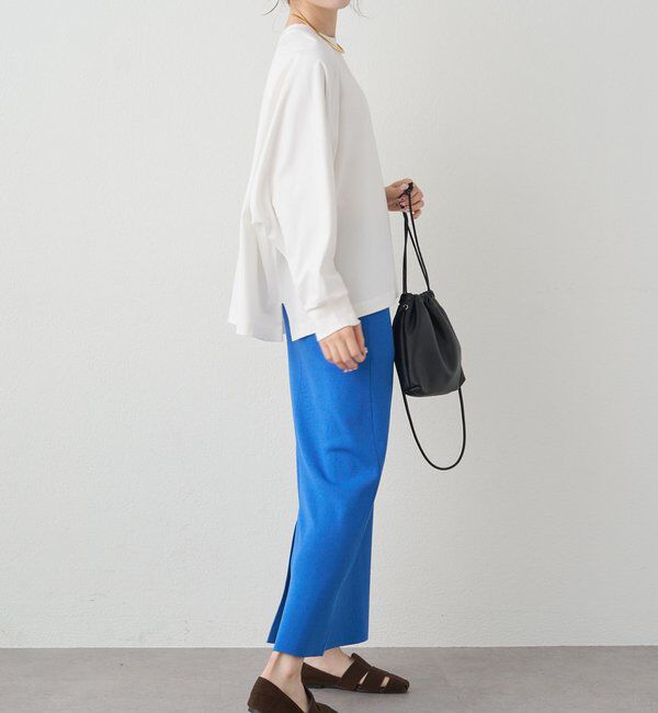  「プレーティング天竺オーバーサイズカットソー」|プルオーバー|