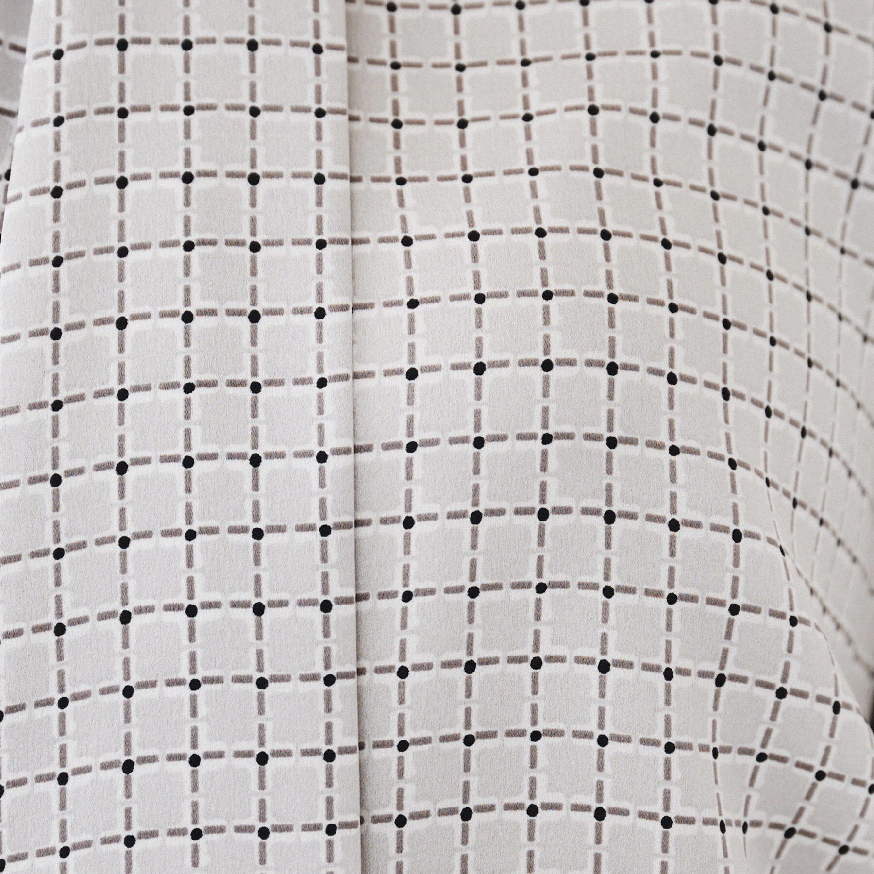 UNTITLED「【通勤/二の腕カバー】ジオメチェック ボウタイブラウス」|シャツ・ブラウス|