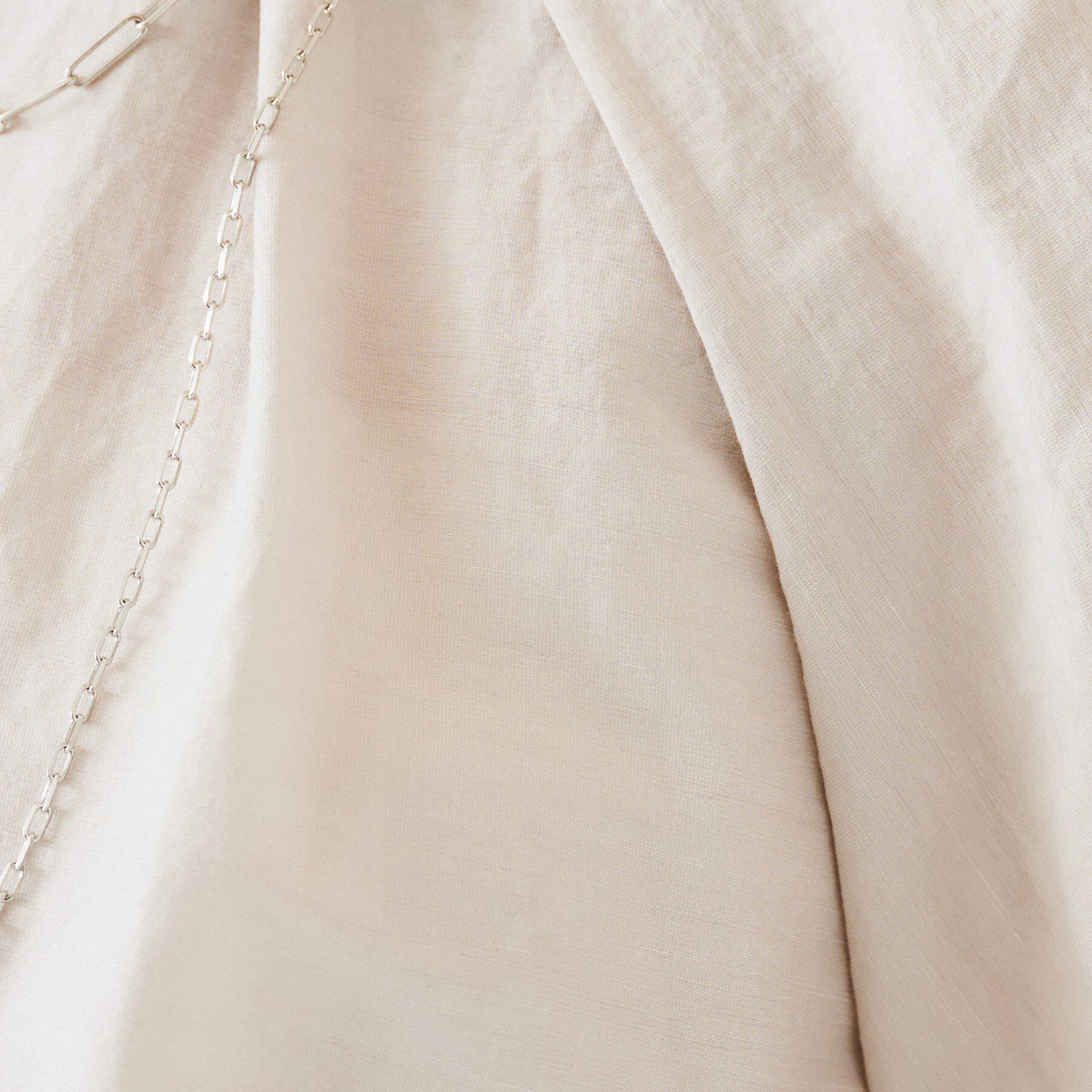 UNTITLED「【セットアップ可能】リネン混 タックブラウス」|シャツ・ブラウス|