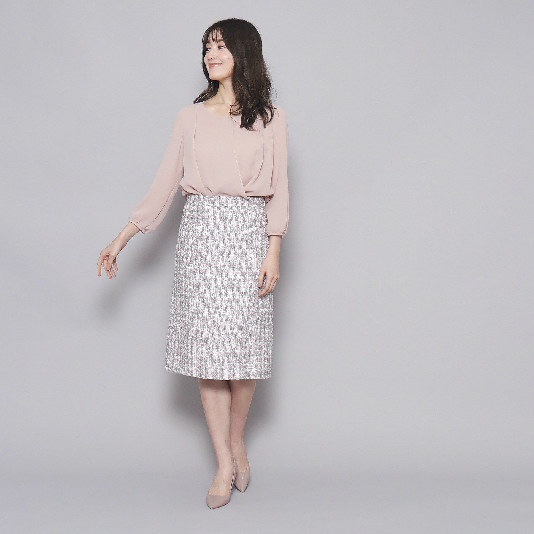 COUP DE CHANCE「【洗える／日本製】ドレープブラウス」|シャツ・ブラウス|