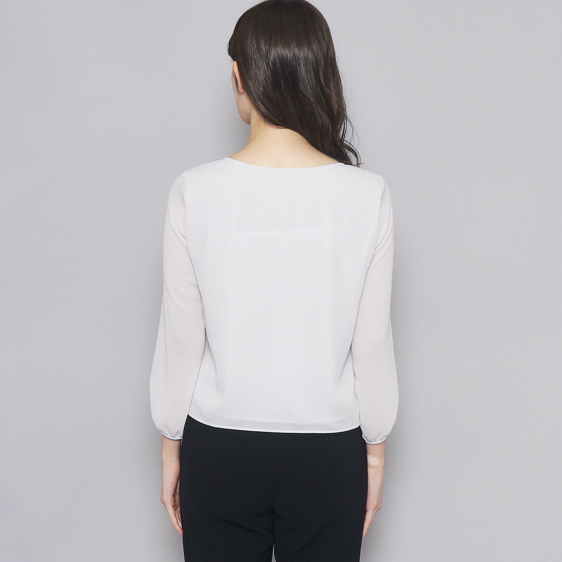 COUP DE CHANCE「【洗える／日本製】ドレープブラウス」|シャツ・ブラウス|