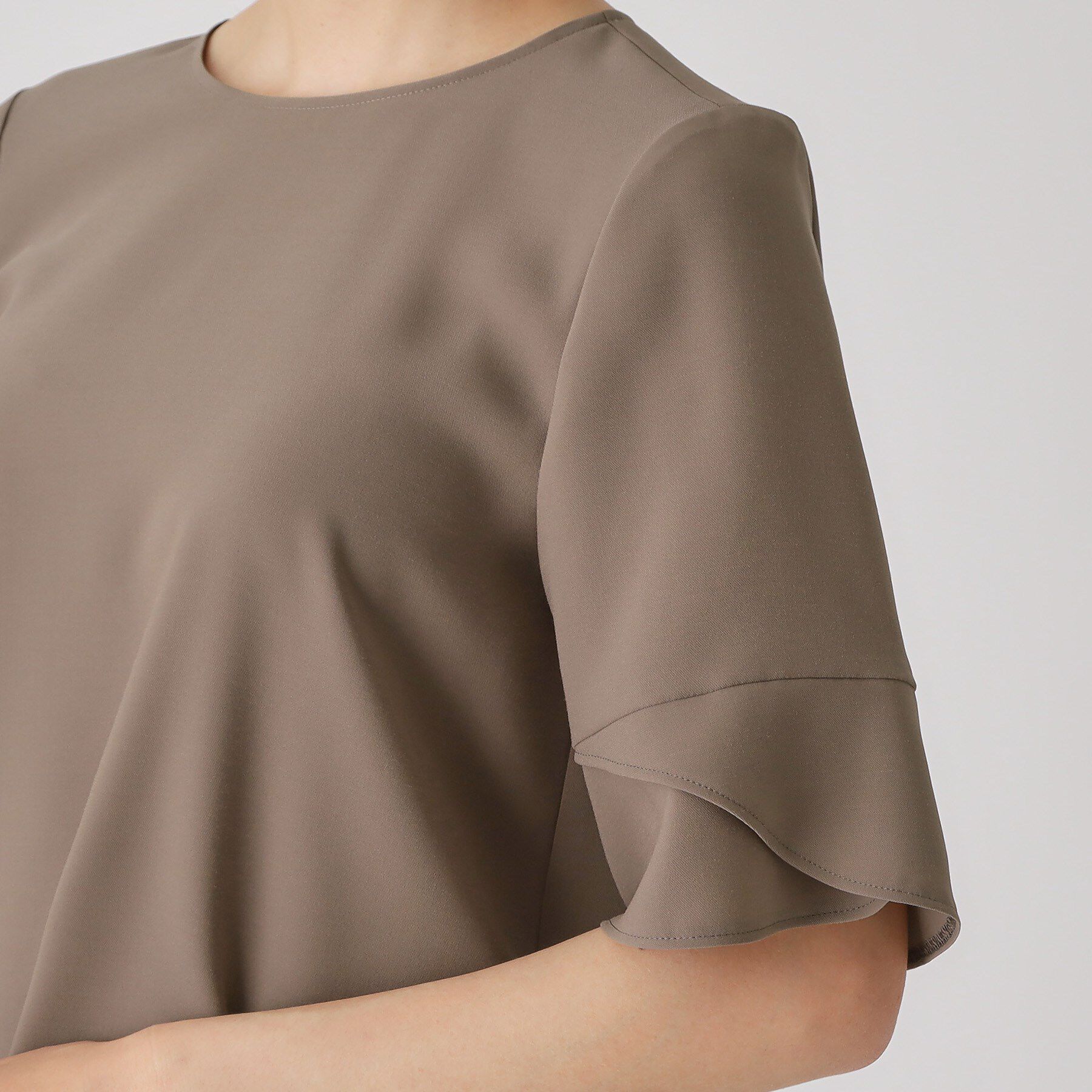 COUP DE CHANCE「【洗える／日本製／清涼感／セットアップ可】袖デザインブラウス」|シャツ・ブラウス|