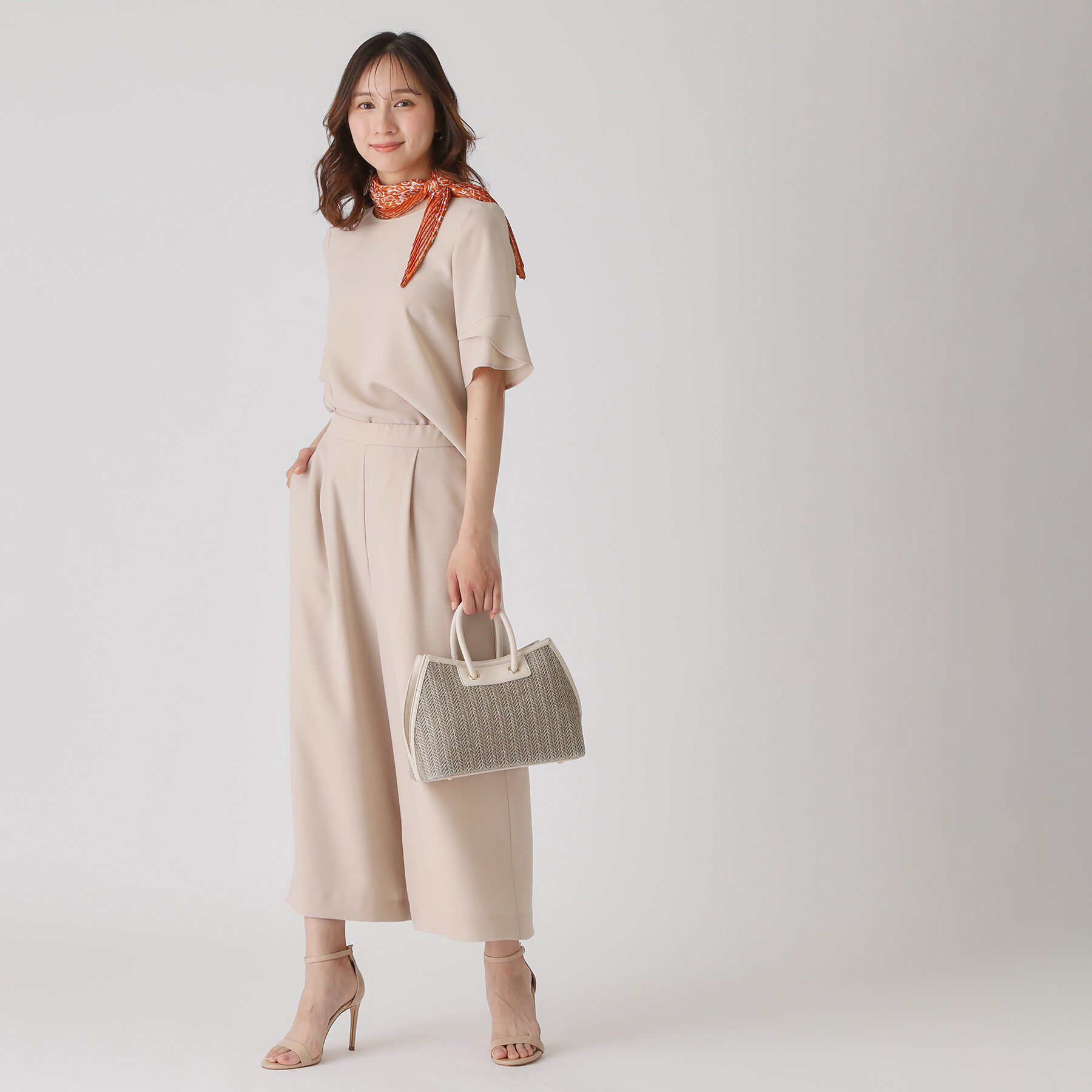 COUP DE CHANCE「【洗える／日本製／清涼感／セットアップ可】袖デザインブラウス」|シャツ・ブラウス|