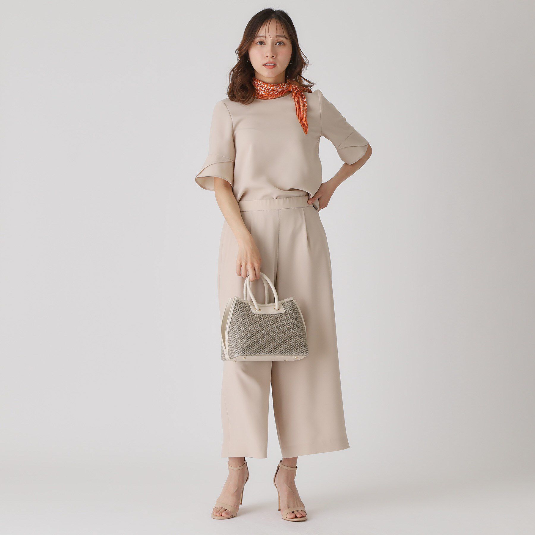 COUP DE CHANCE「【洗える／日本製／清涼感／セットアップ可】袖デザインブラウス」|シャツ・ブラウス|