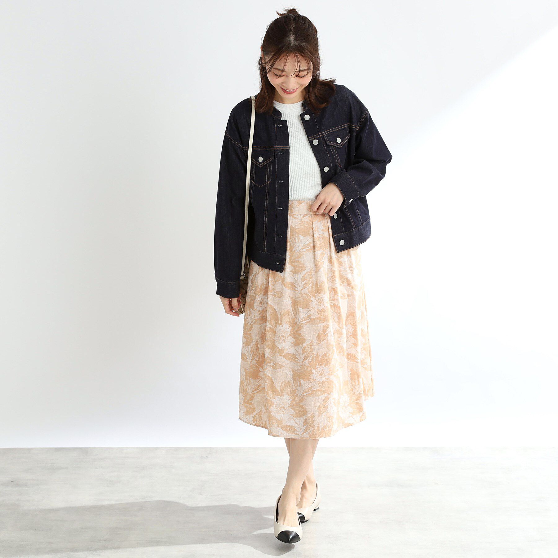 Reflect「【手洗い可】スタンダードデニムジャケット」|デニムジャケット|