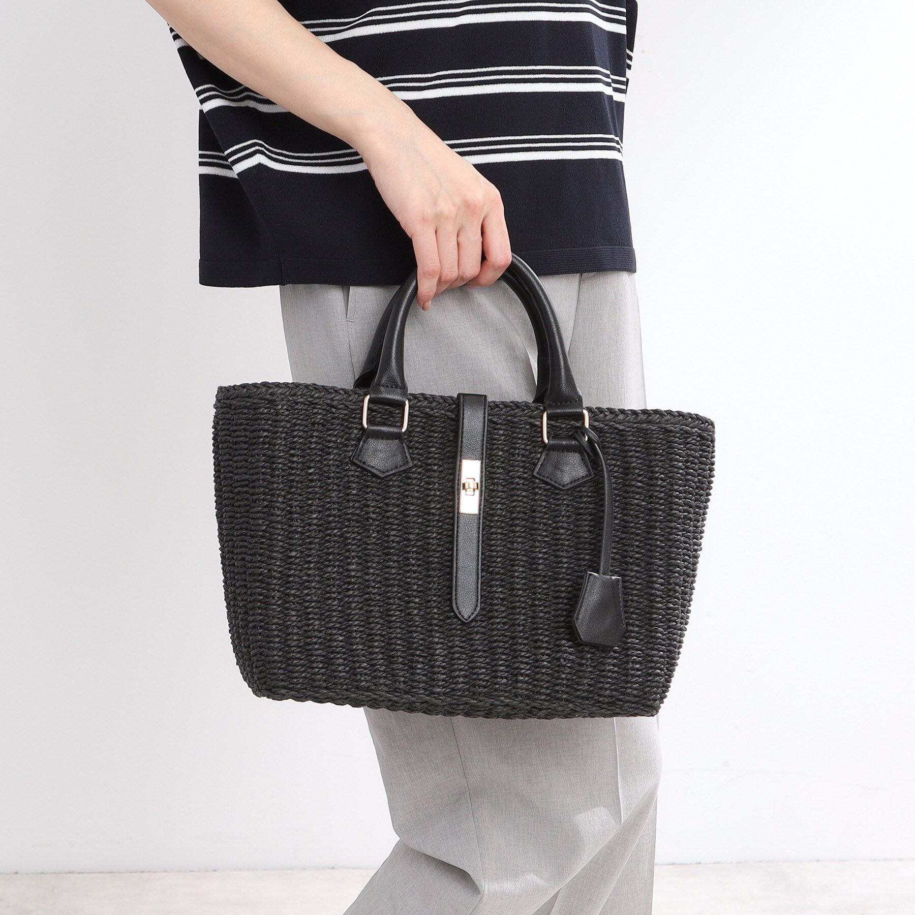 Reflect「【夏SALE／しっかり収納／ショルダー付き】雑材バッグ」|トートバッグ|