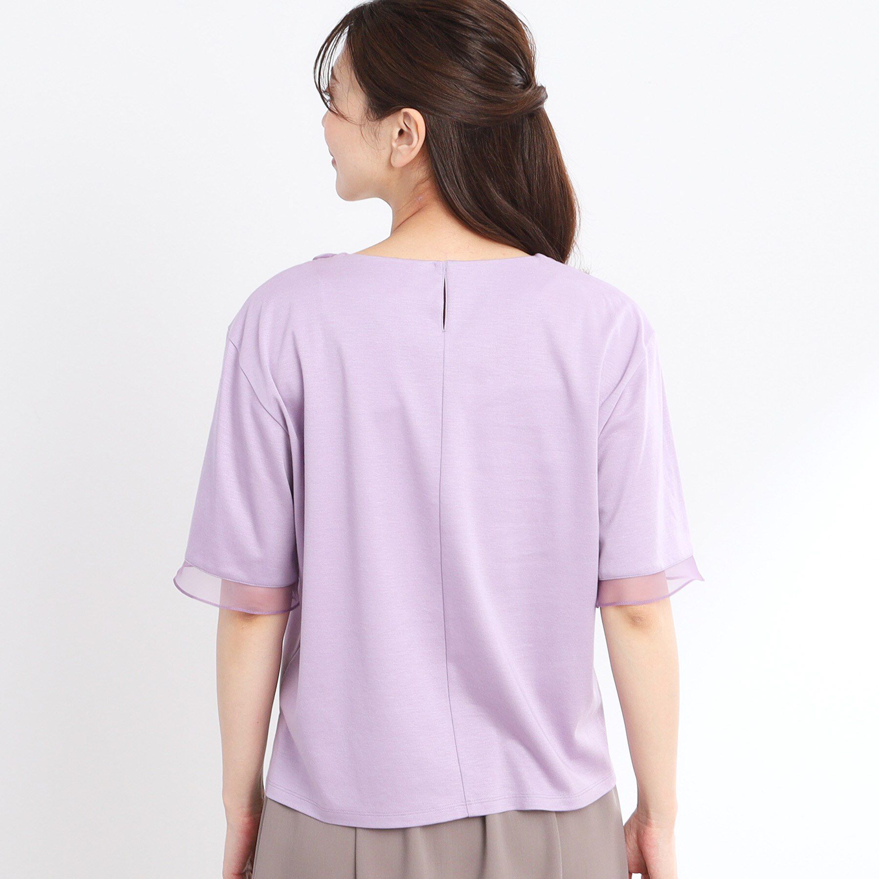 Reflect「【洗える】キレイめジャージプルオーバー」|Tシャツ・カットソー|