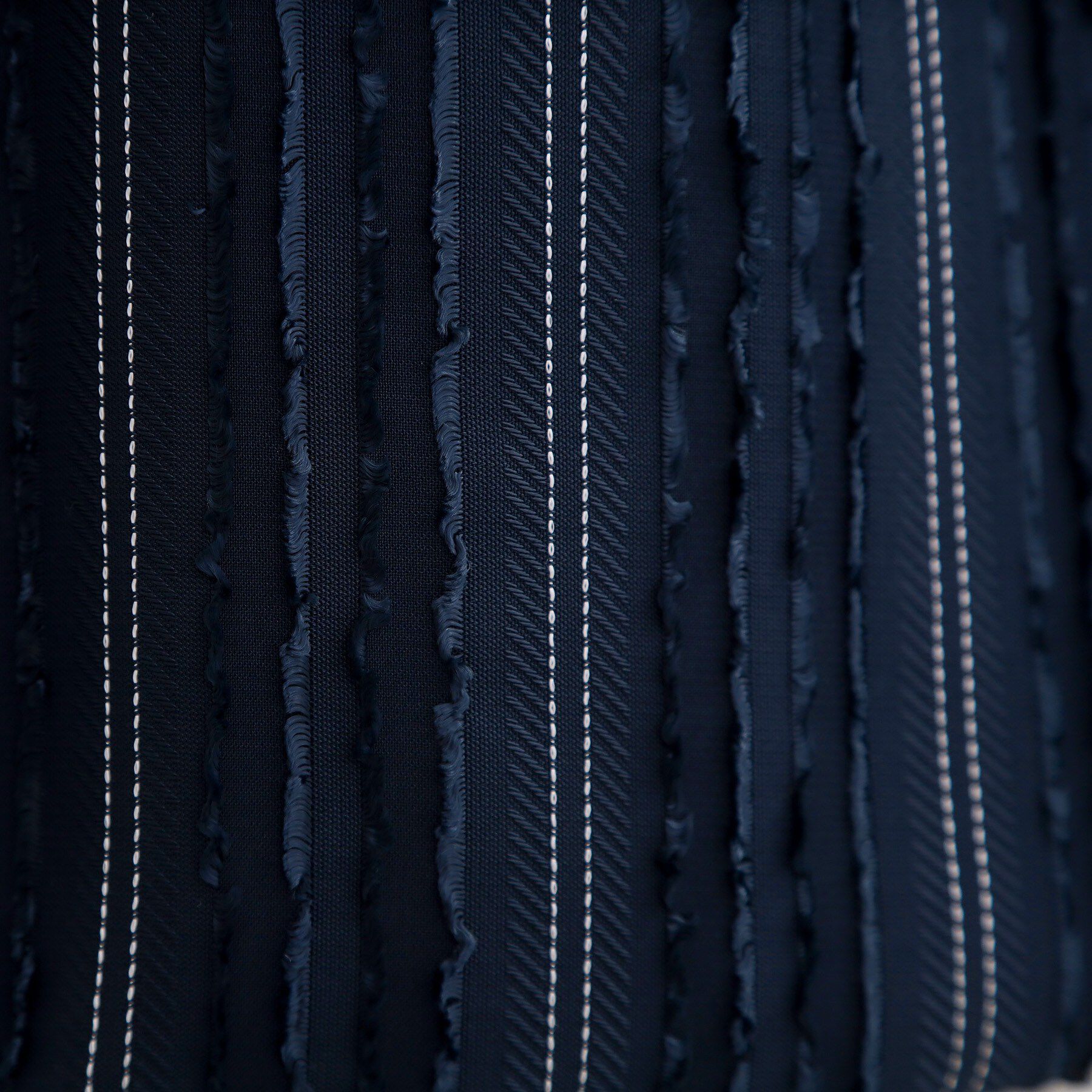 Reflect「【セットアップ可】ストライプ柄ジャカードブラウス」|シャツ・ブラウス|