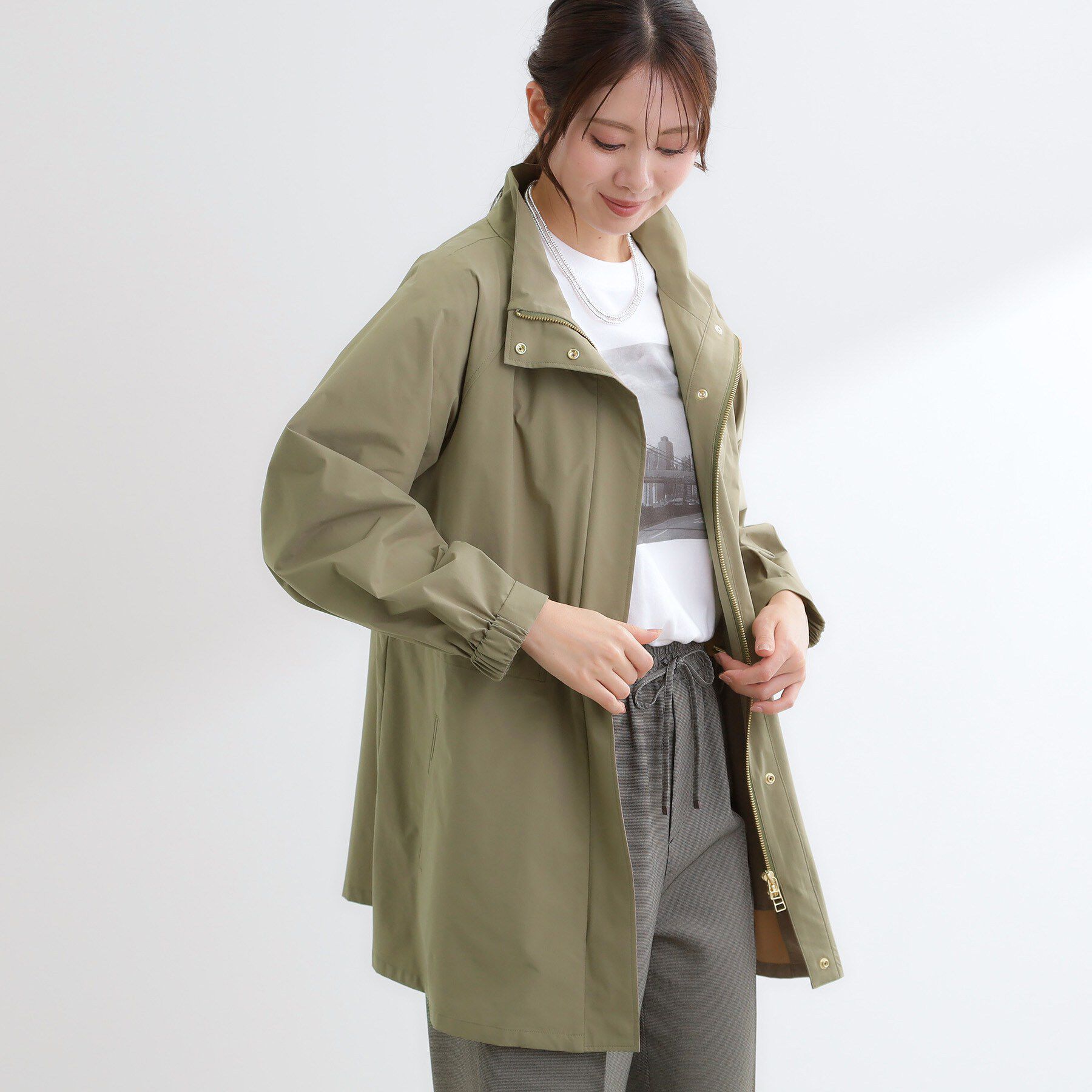 Reflect「ストレッチタフタミドル丈パーカー」|その他|