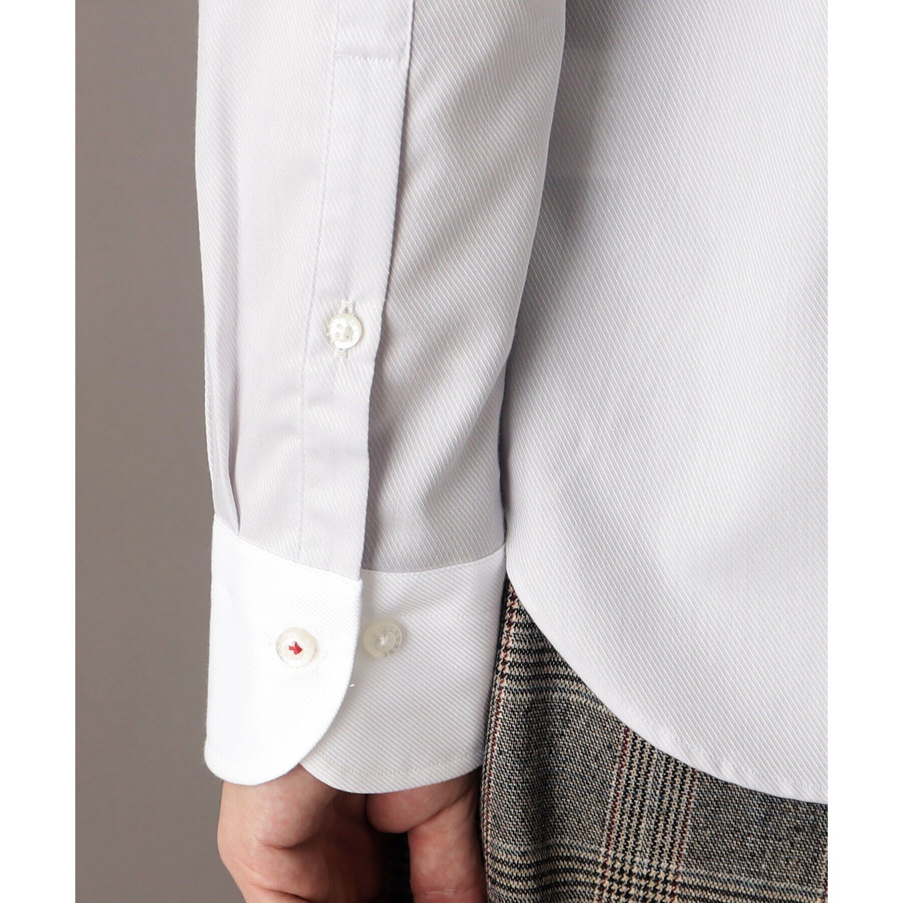 DRESSTERIOR「ワイドカラー クレリックシャツ」|シャツ・ブラウス|