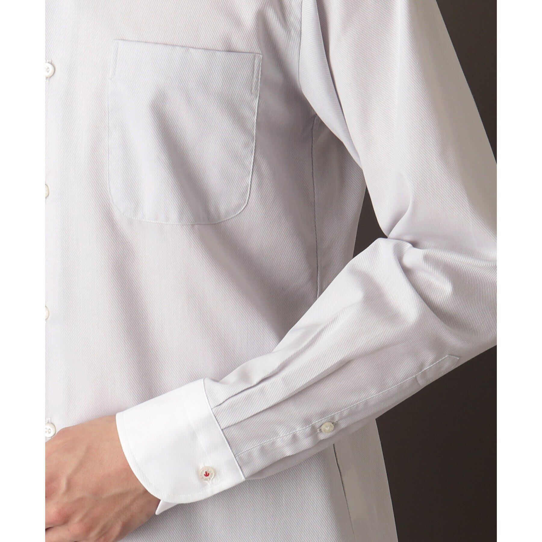 DRESSTERIOR「ワイドカラー クレリックシャツ」|シャツ・ブラウス|