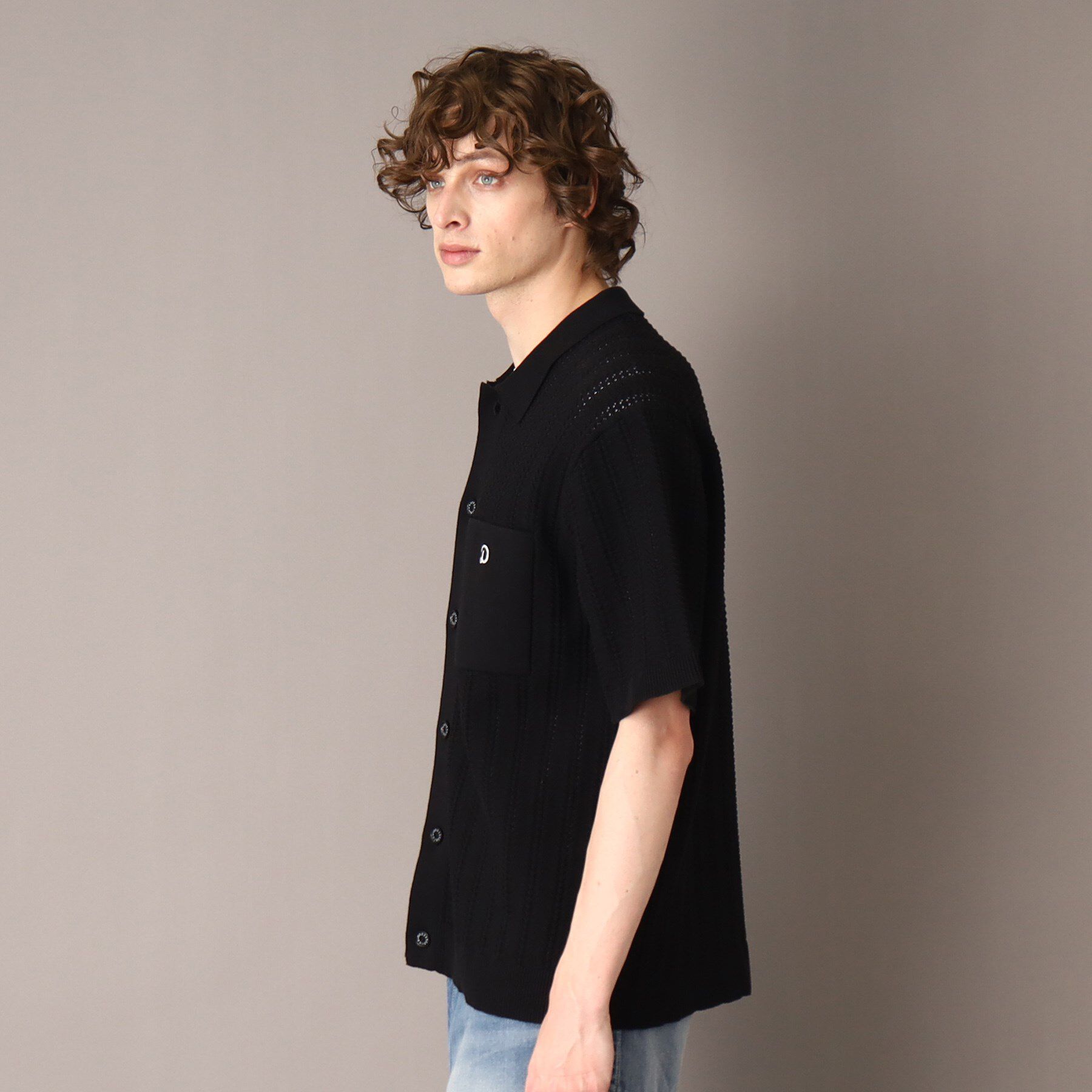 DRESSTERIOR「◆【Safari5月号掲載】オーガニックコットン キューバニットシャツ」|ニット・セーター|