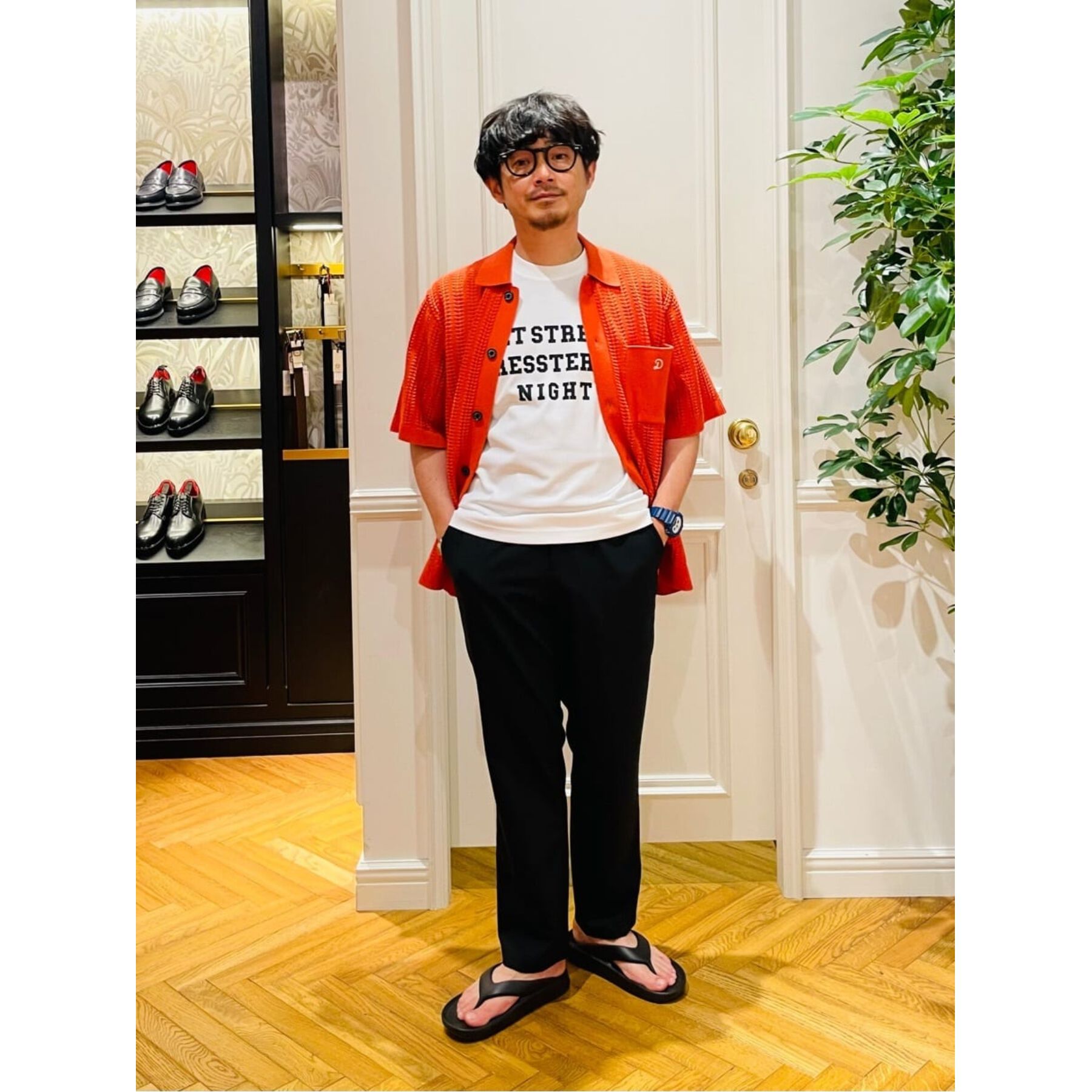 DRESSTERIOR「◆【Safari5月号掲載】オーガニックコットン キューバニットシャツ」|ニット・セーター|