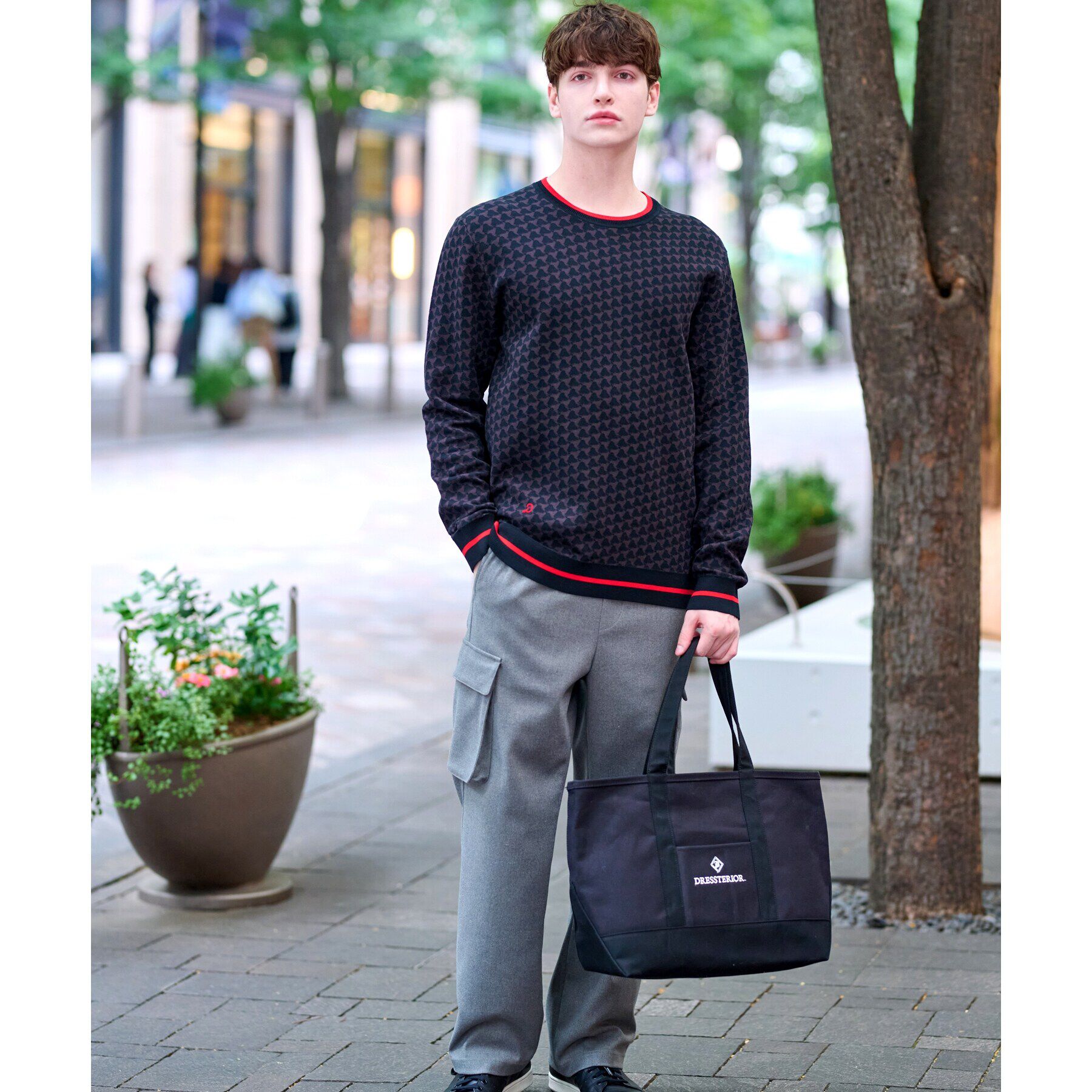 DRESSTERIOR「トリニティジャカードニット」|ニット・セーター|