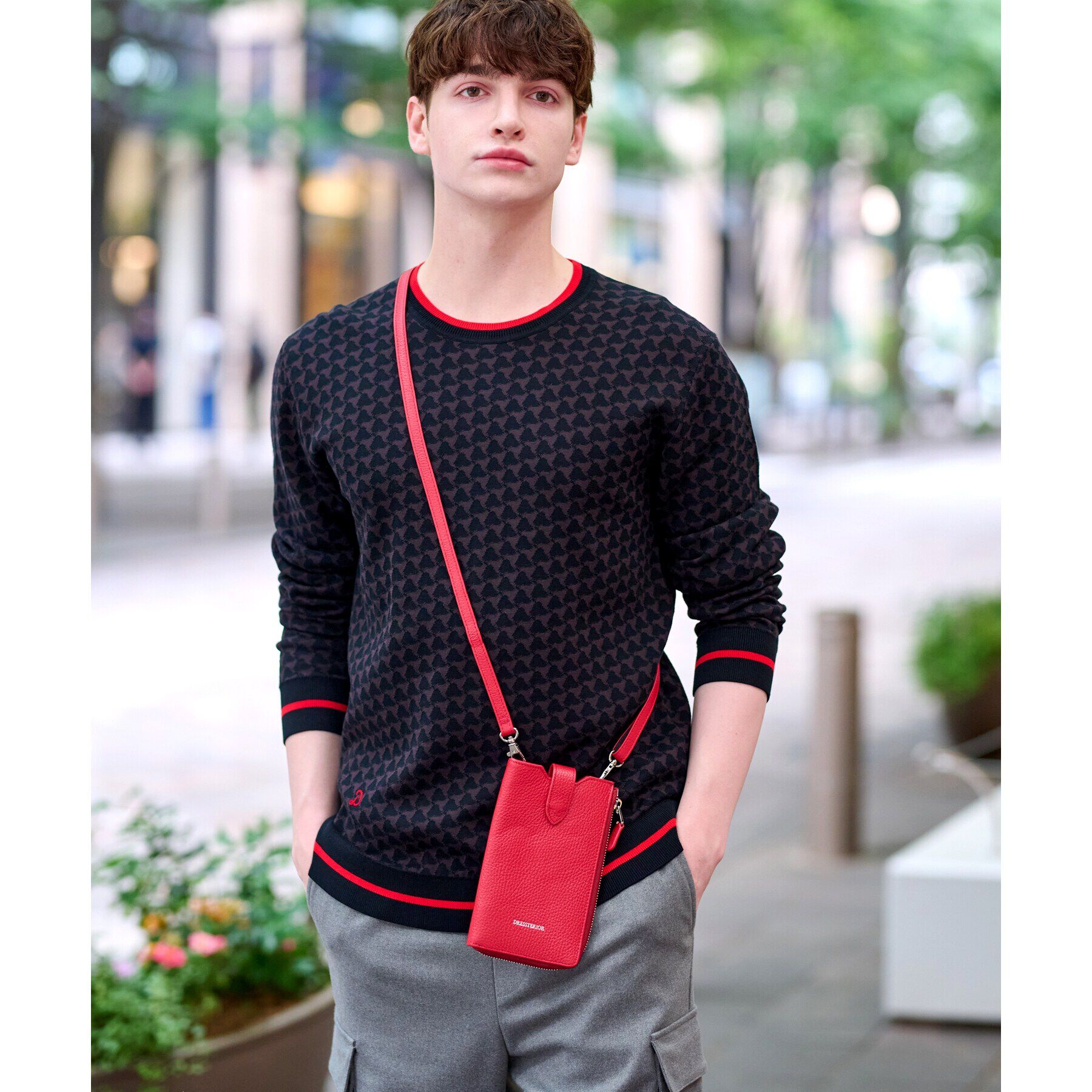 DRESSTERIOR「トリニティジャカードニット」|ニット・セーター|