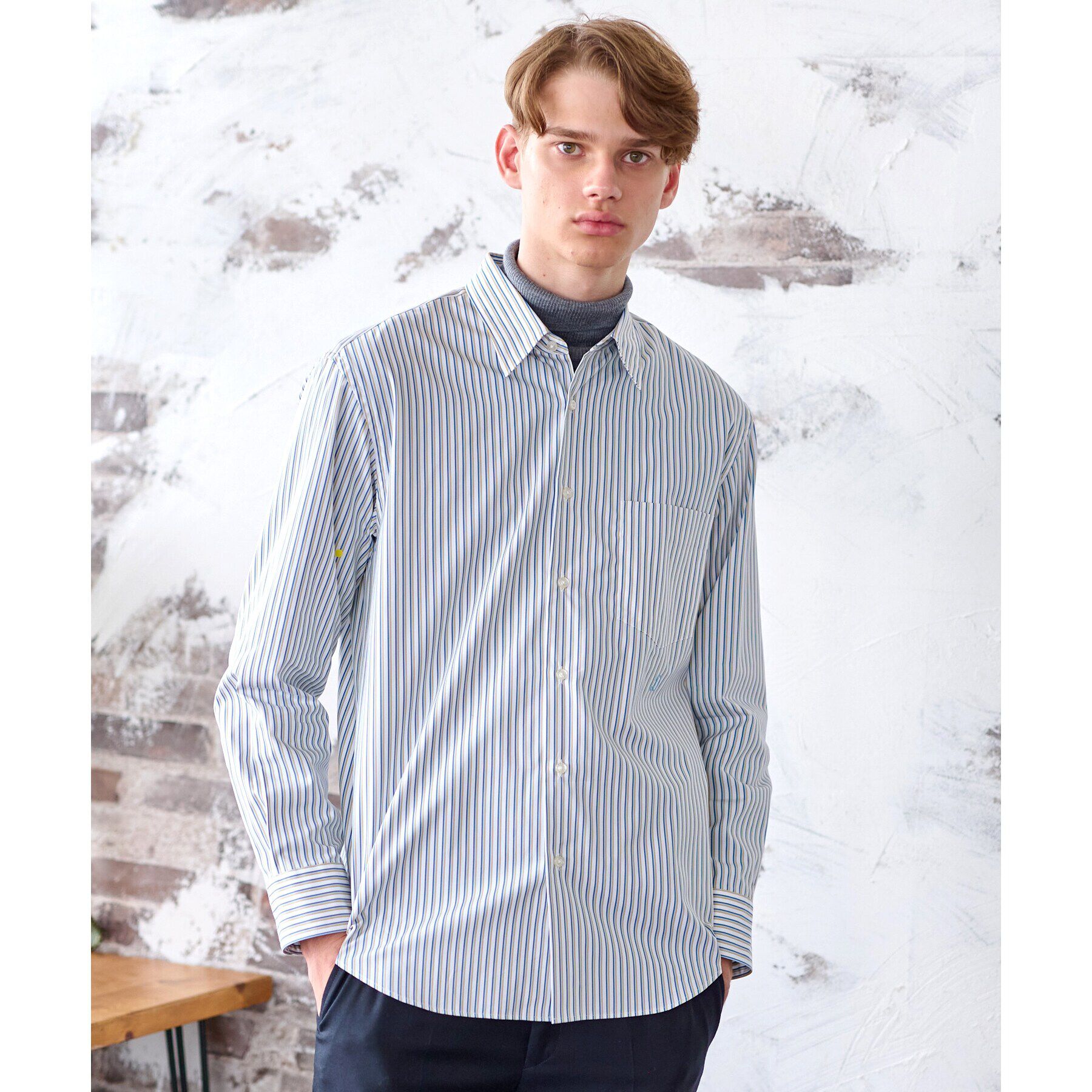 DRESSTERIOR「THOMAS MASON ストライプシャツ」|シャツ・ブラウス|