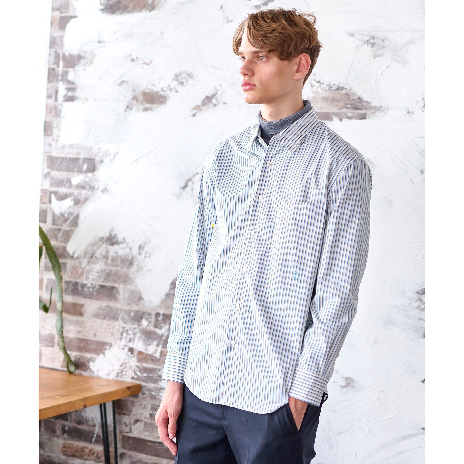 DRESSTERIOR「THOMAS MASON ストライプシャツ」|シャツ・ブラウス|