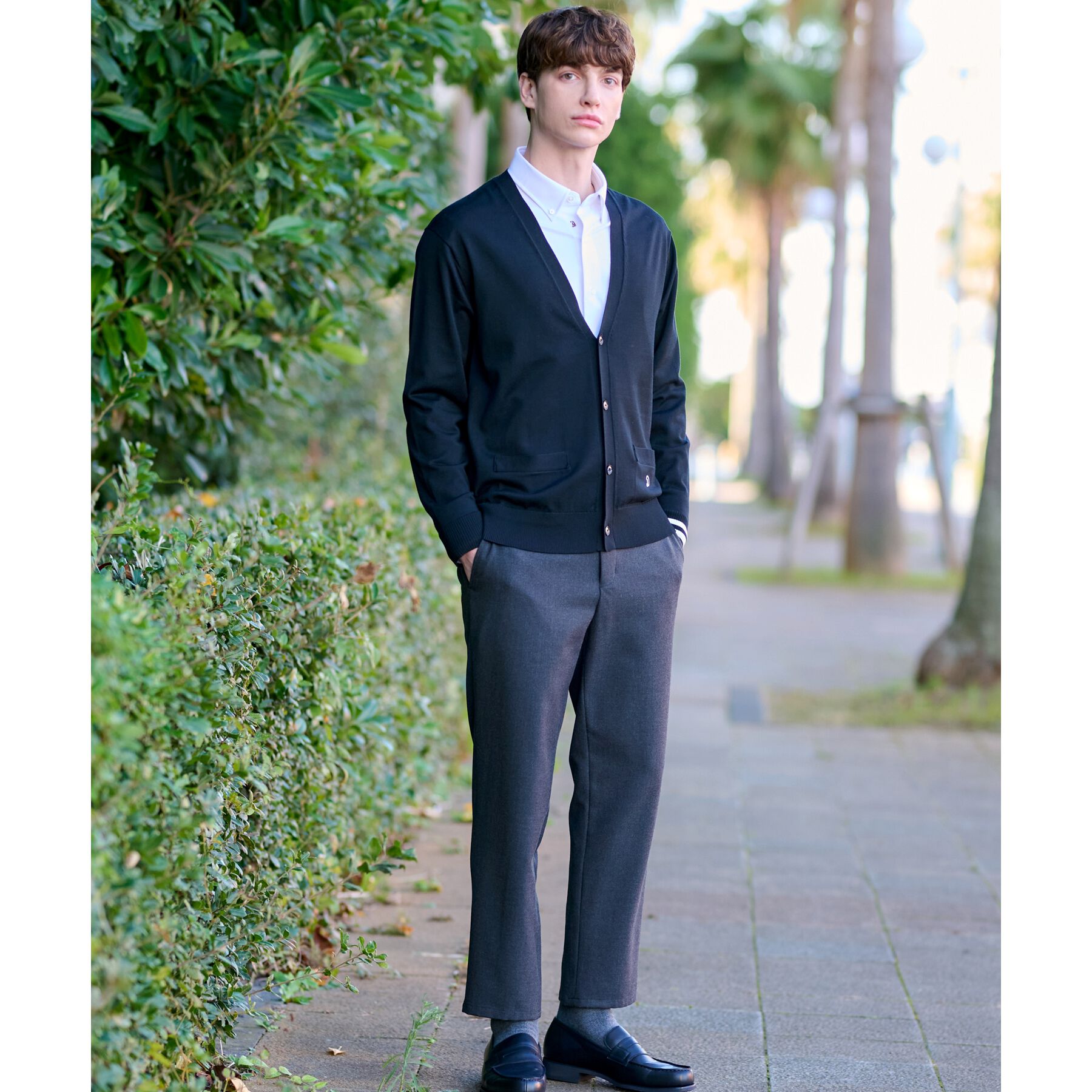 DRESSTERIOR「スリーブライン スプリングカーディガン」|カーディガン|