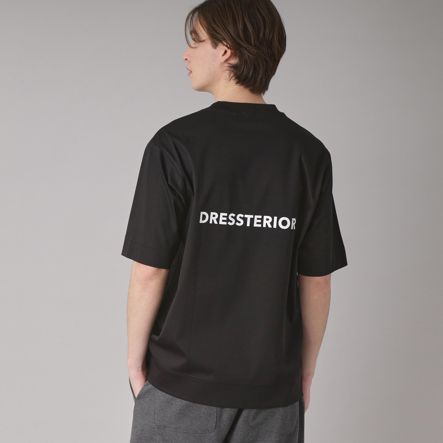 DRESSTERIOR「【接触冷感/抗菌防臭/消臭】ICE CLEAR COTTON オーバーフィットTシャツ」|Tシャツ・カットソー|