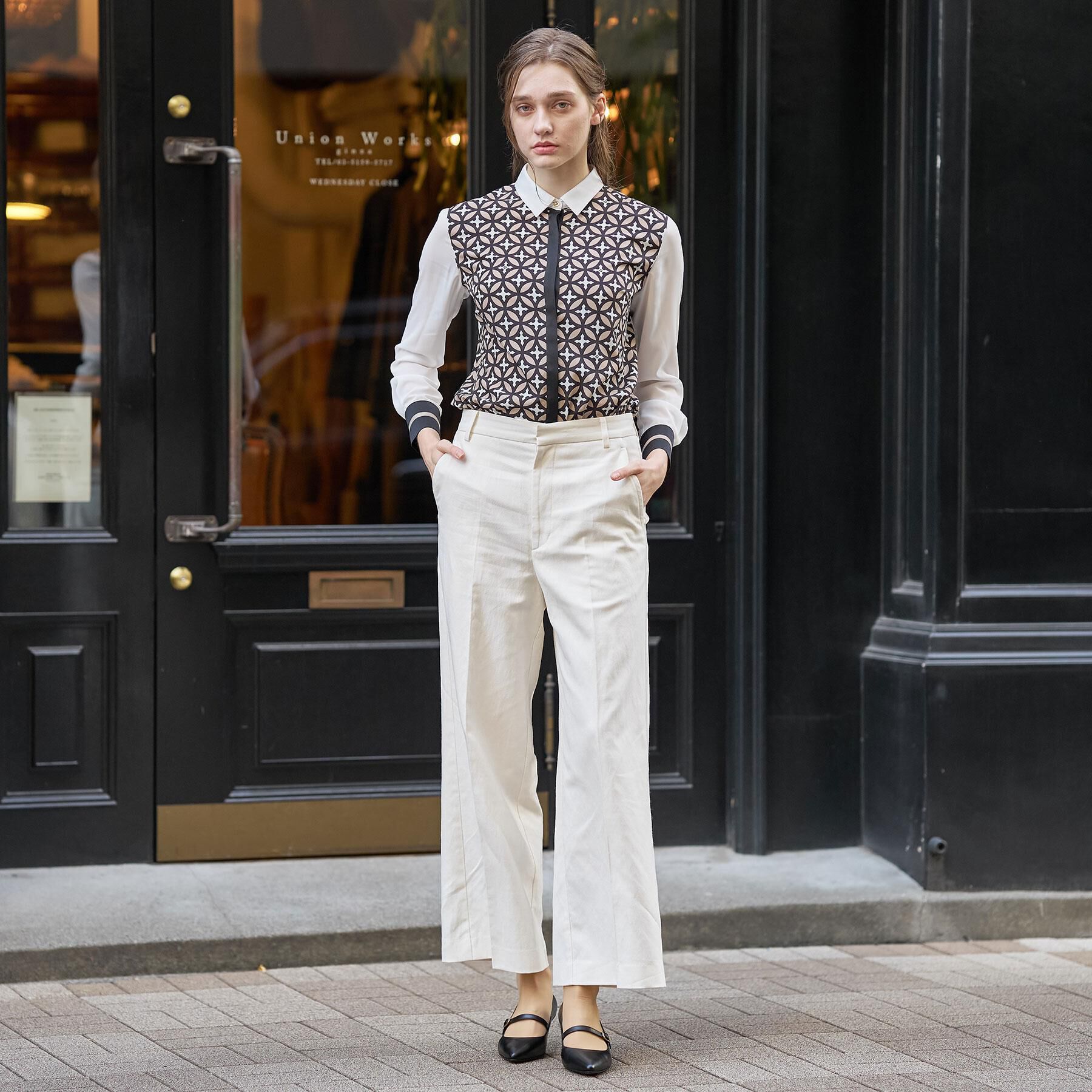 DRESSTERIOR「リネンブレンドワイドパンツ」|その他|