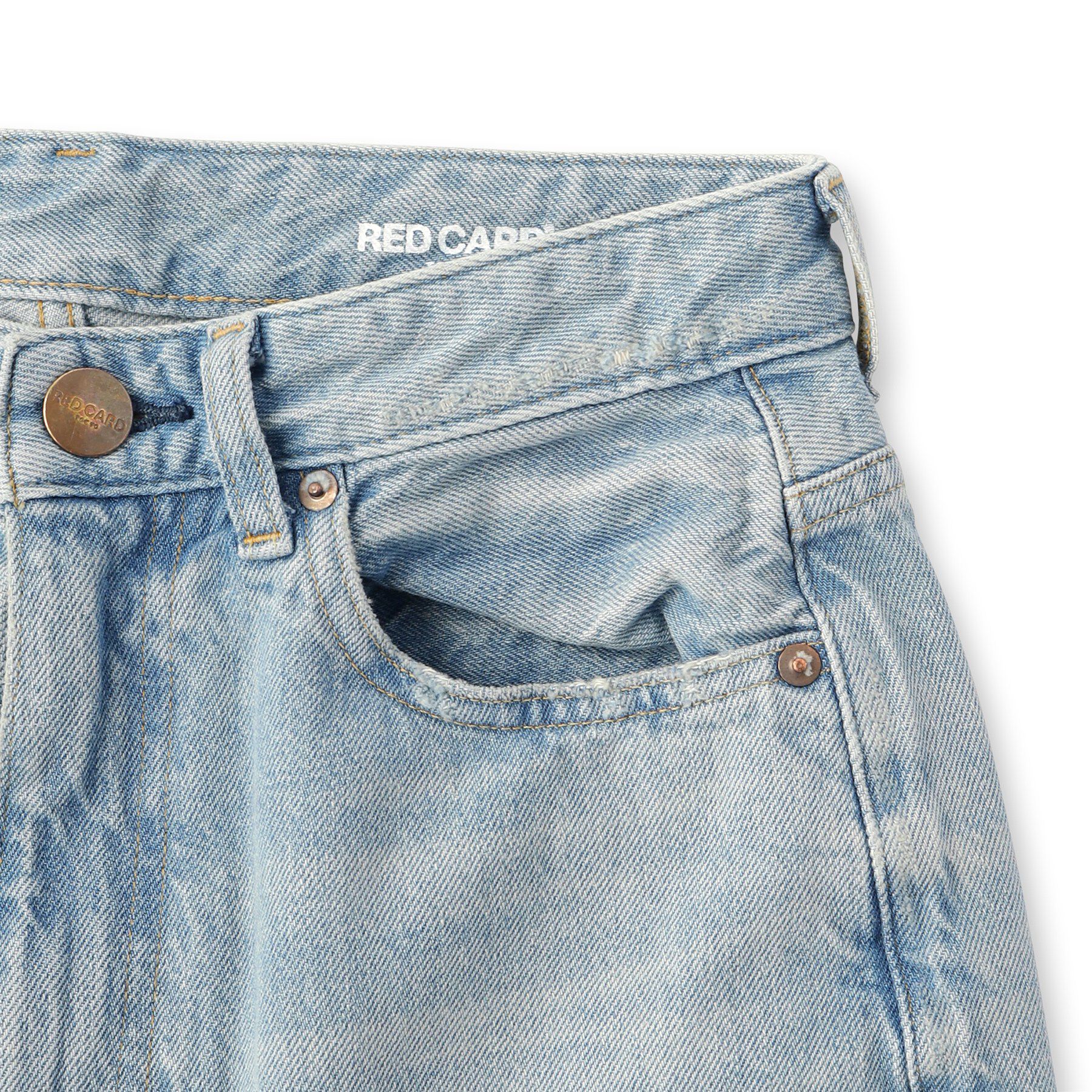 DRESSTERIOR「RED CARD TOKYO（レッドカードトーキョー）JAZZルーズテーパードデニムパンツ」|デニム|