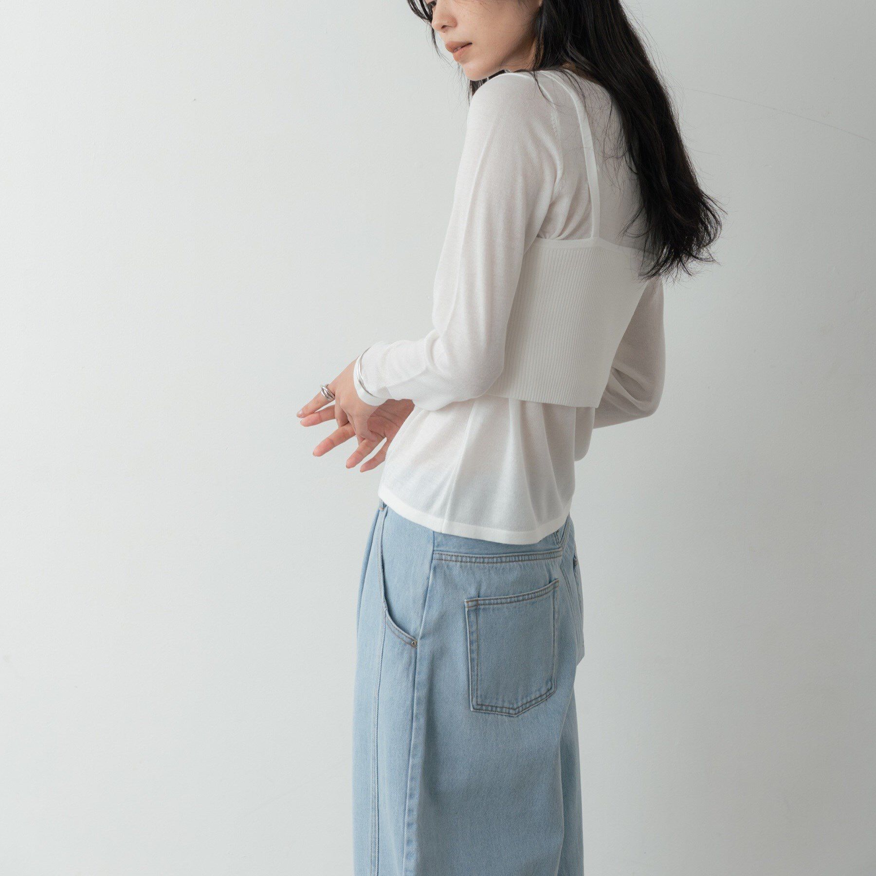 GALLEST「ビスチェレイヤードニット」|ニット・セーター|