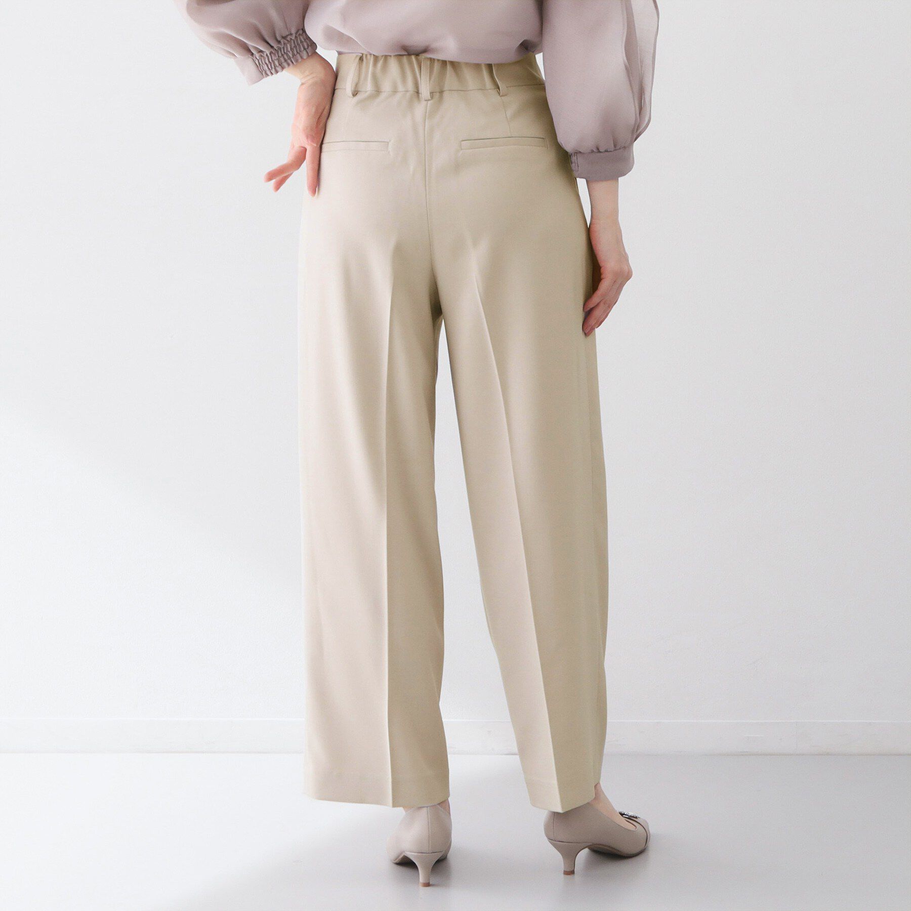 index「ストレッチワイドストレートパンツ/セットアップ対応【洗濯機OK/吸水速乾】」|その他|