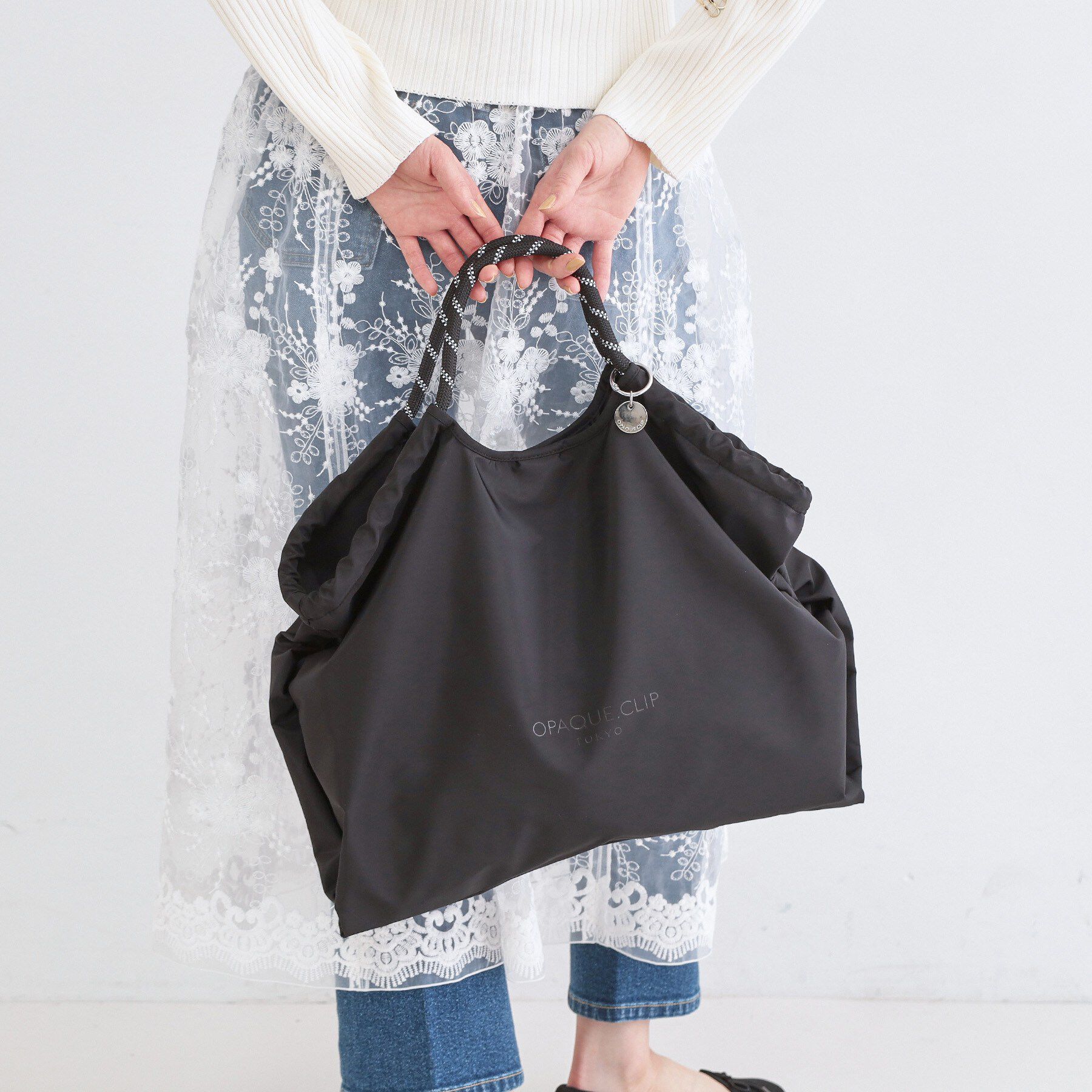 OPAQUE.CLIP「ロープハンドルBIGトートバッグ」|トートバッグ|