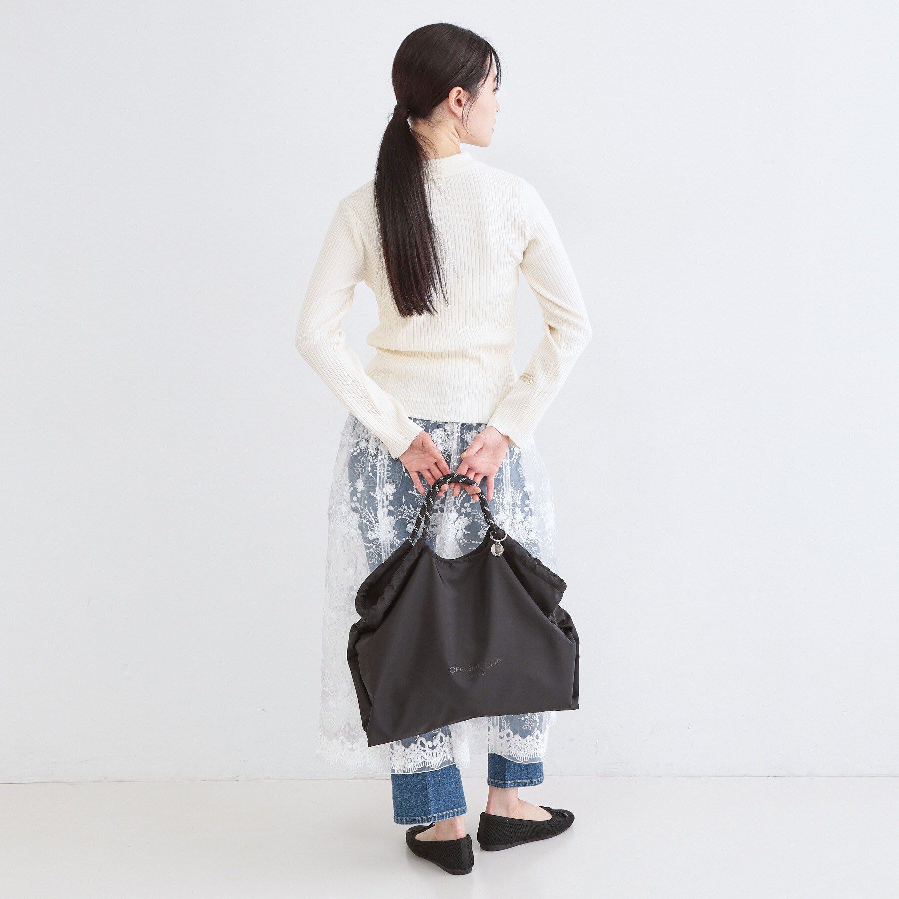 OPAQUE.CLIP「ロープハンドルBIGトートバッグ」|トートバッグ|