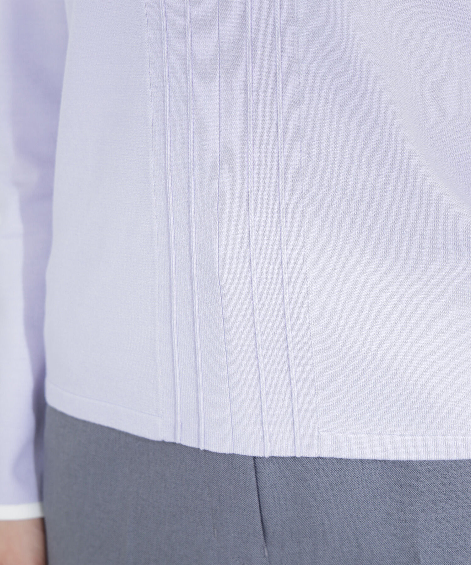  「バイカラーフロントタックニット」|ニット・セーター|