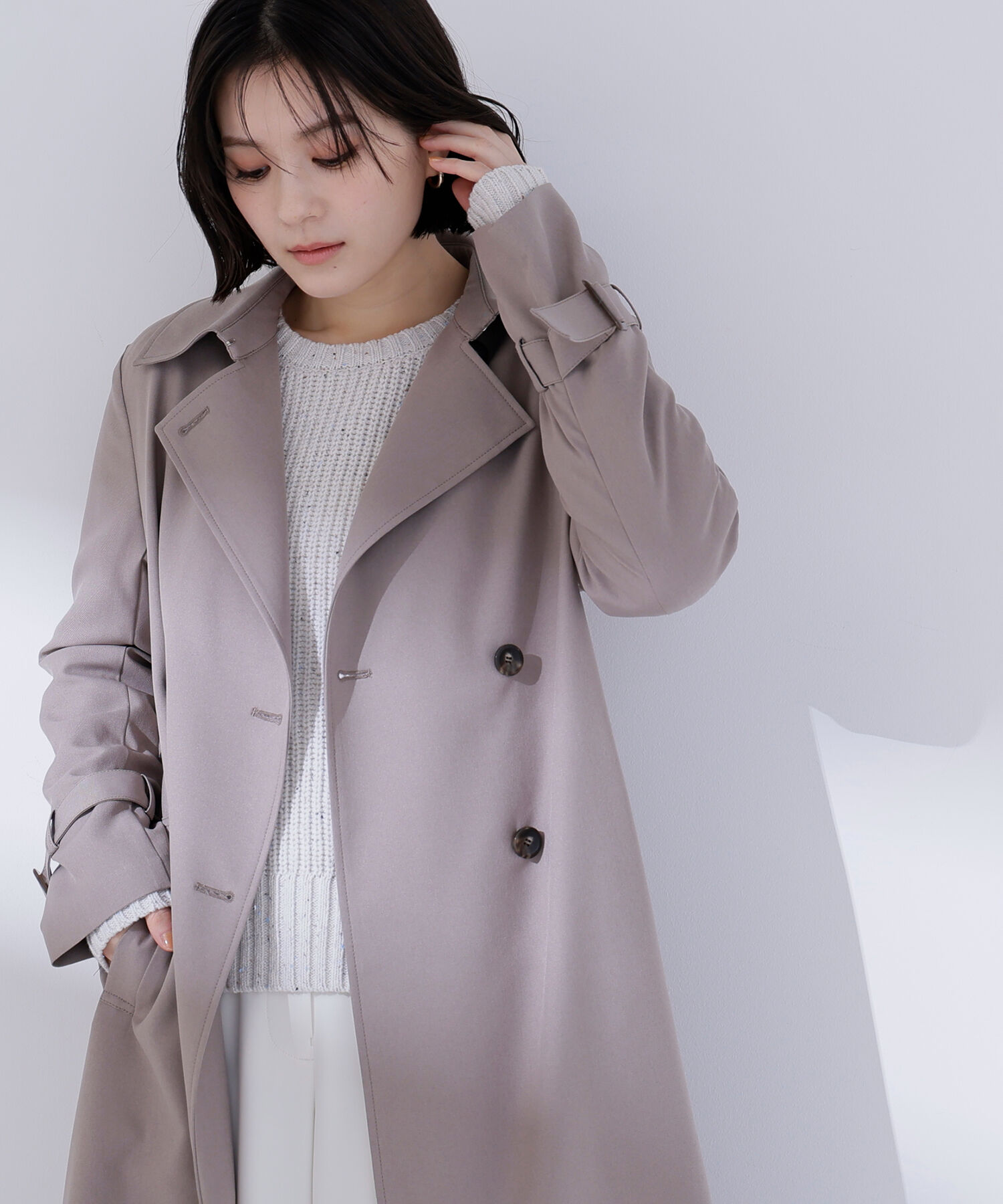  「パウダーツイルトレンチコート」|その他|