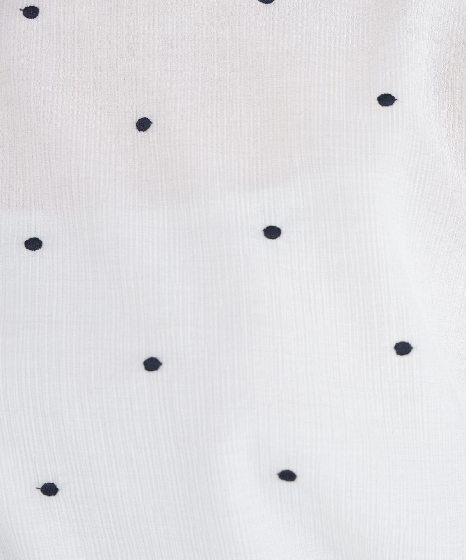  「ドット刺繍ブラウス」|シャツ・ブラウス|