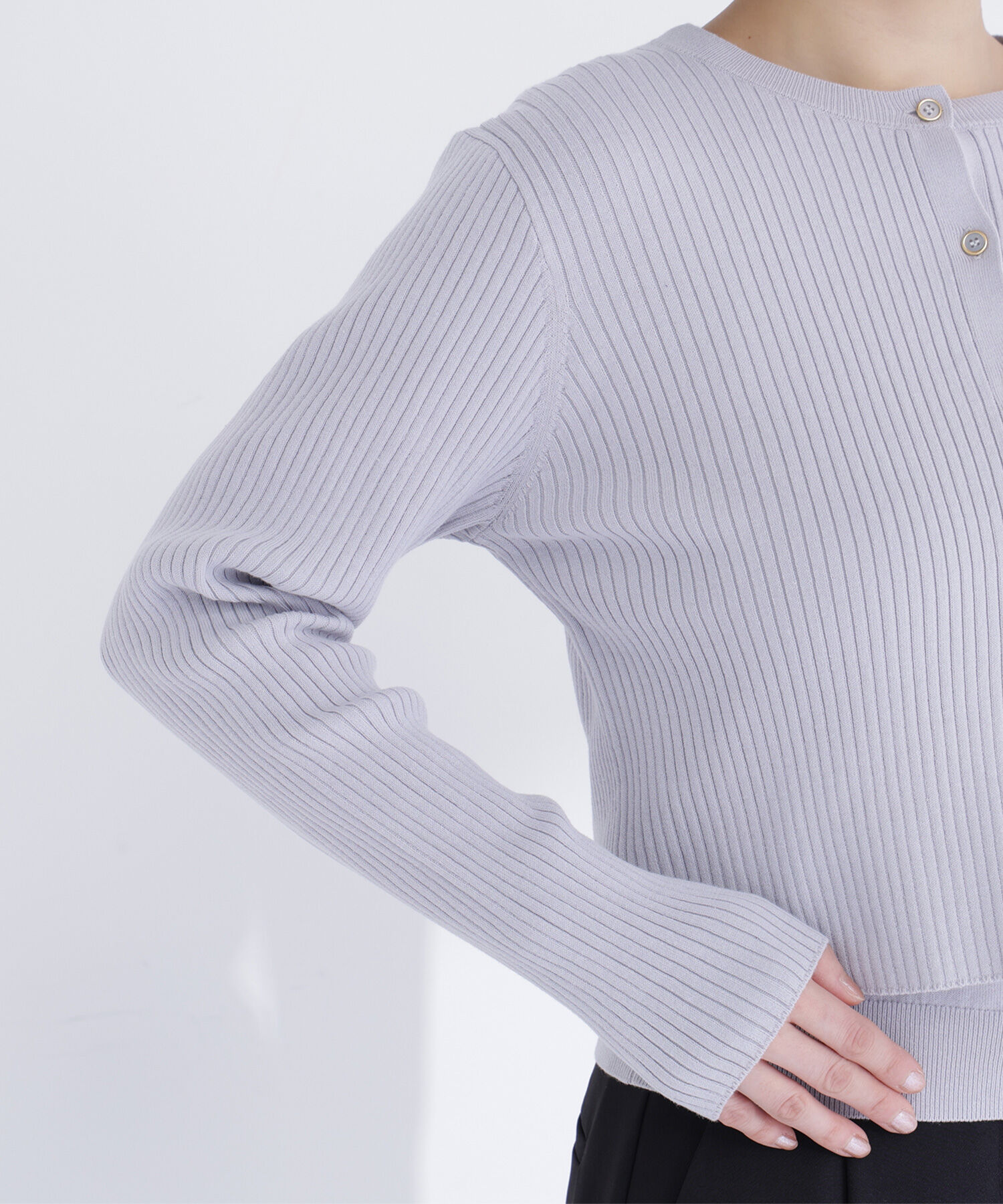  「シアーラインニットアンサンブル」|ニット・セーター|