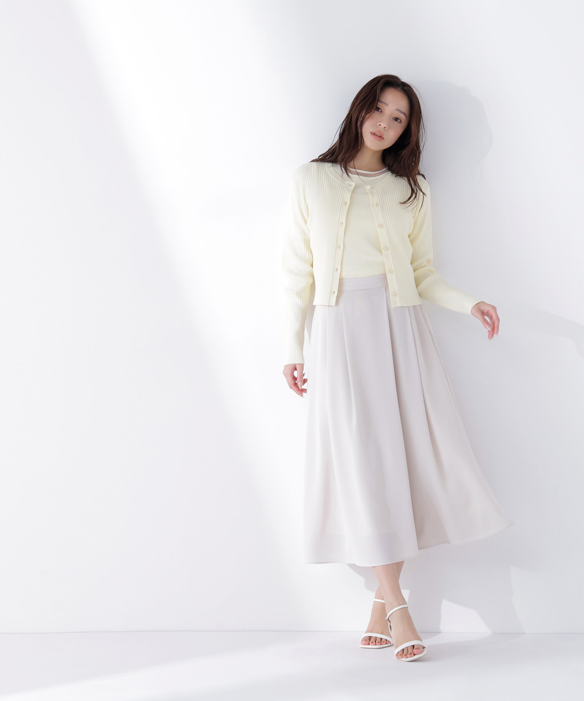  「シアーラインニットアンサンブル」|ニット・セーター|