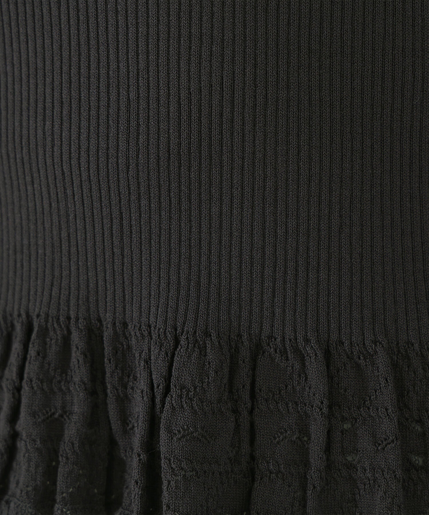  「柄編みフレアスリーブニット」|ニット・セーター|