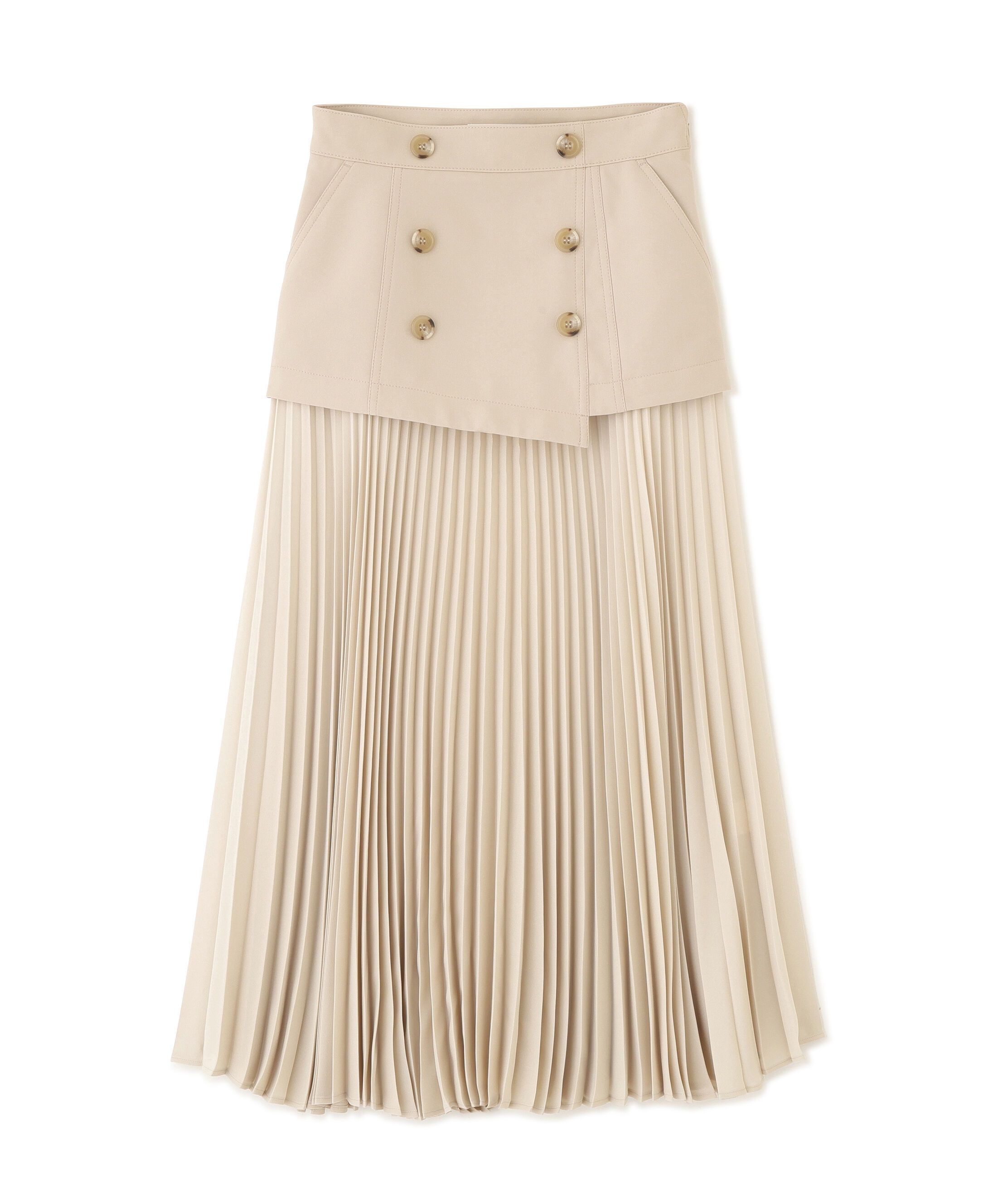  「ソフトオックスプリーツスカート」|スカート|