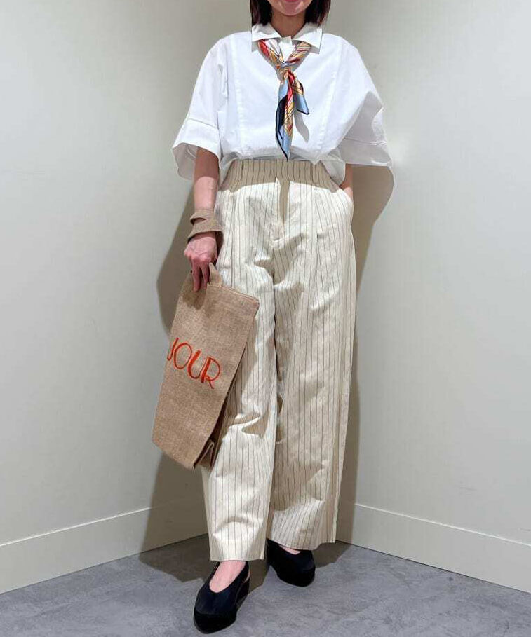  「◆綿麻ストライプパンツ」|その他|