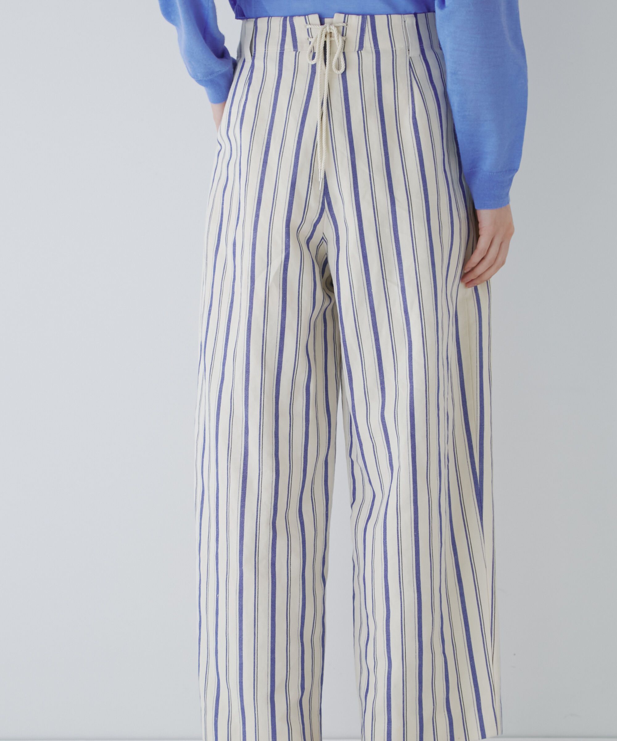  「◆綿麻ストライプパンツ」|その他|