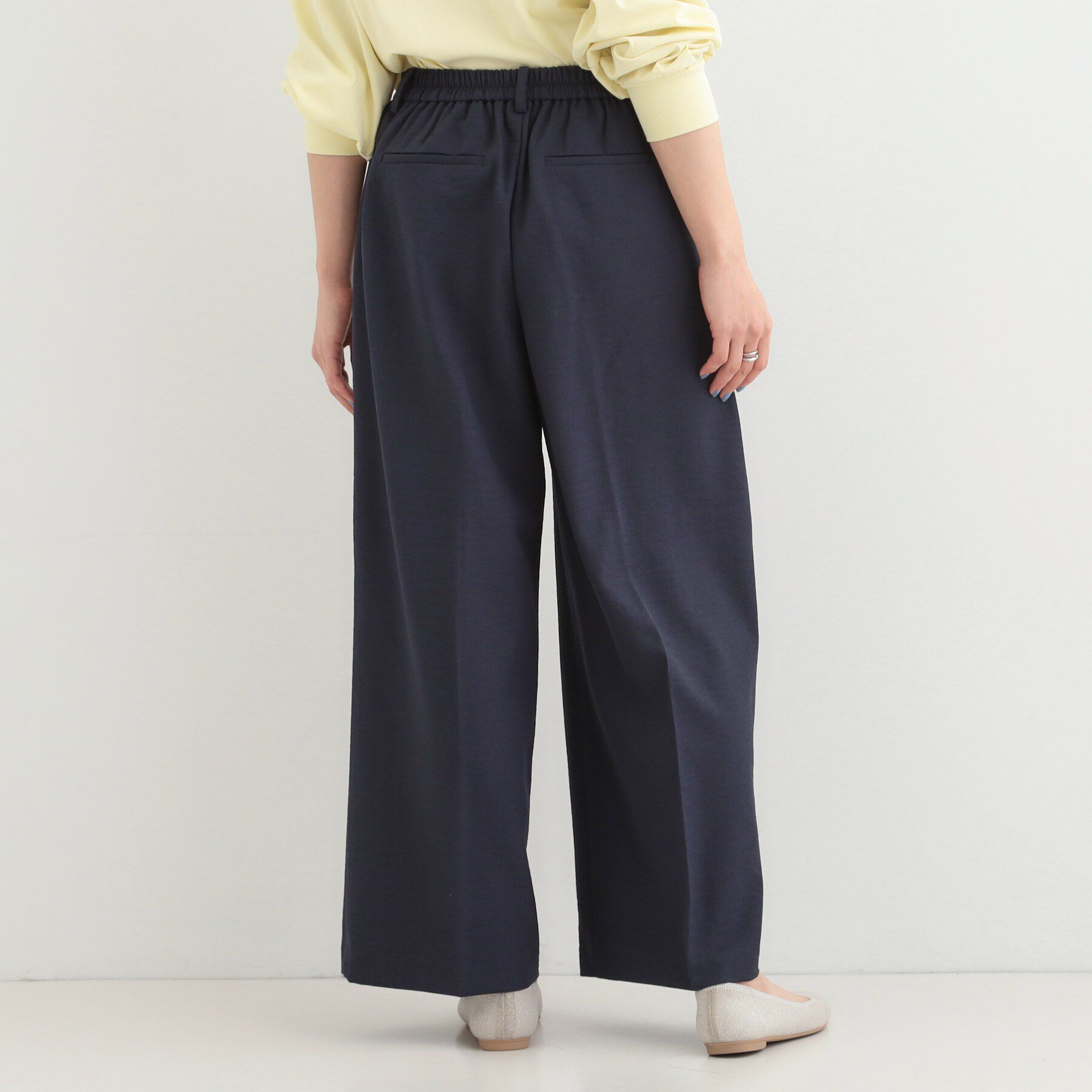 SHOO･LA･RUE「【洗濯機可/セットアップ可/SS-LL/UV】脚のラインをきれいに見せる ワイドパンツ」|その他|