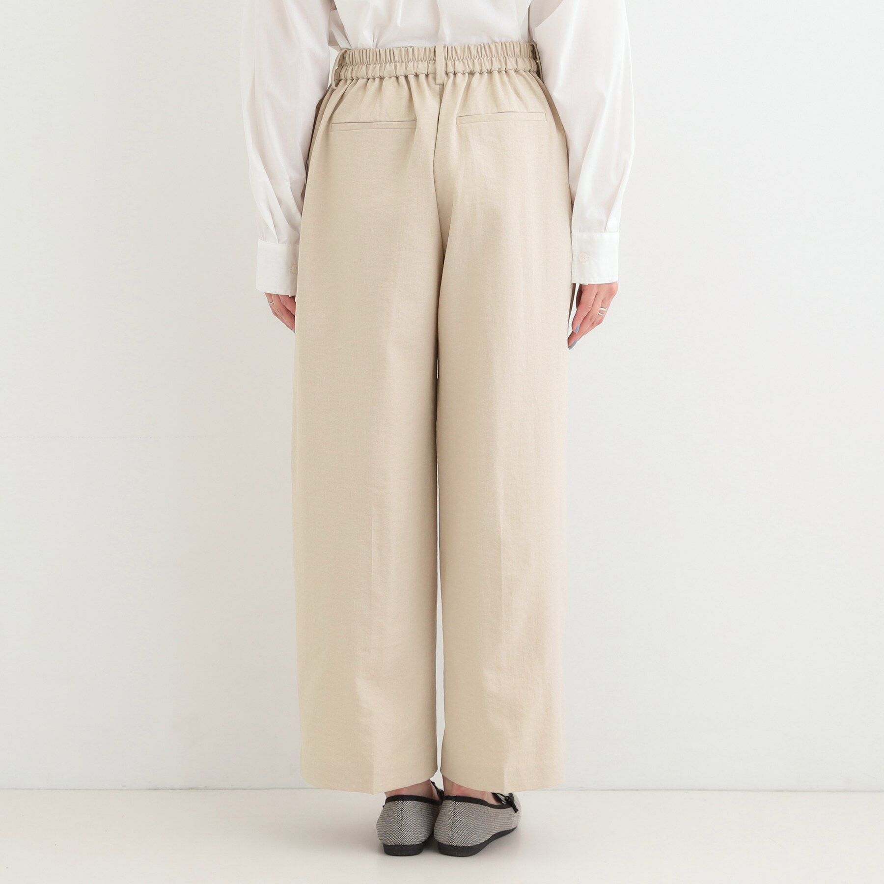 SHOO･LA･RUE「【洗濯機可/セットアップ可/SS-LL/UV】脚のラインをきれいに見せる ワイドパンツ」|その他|