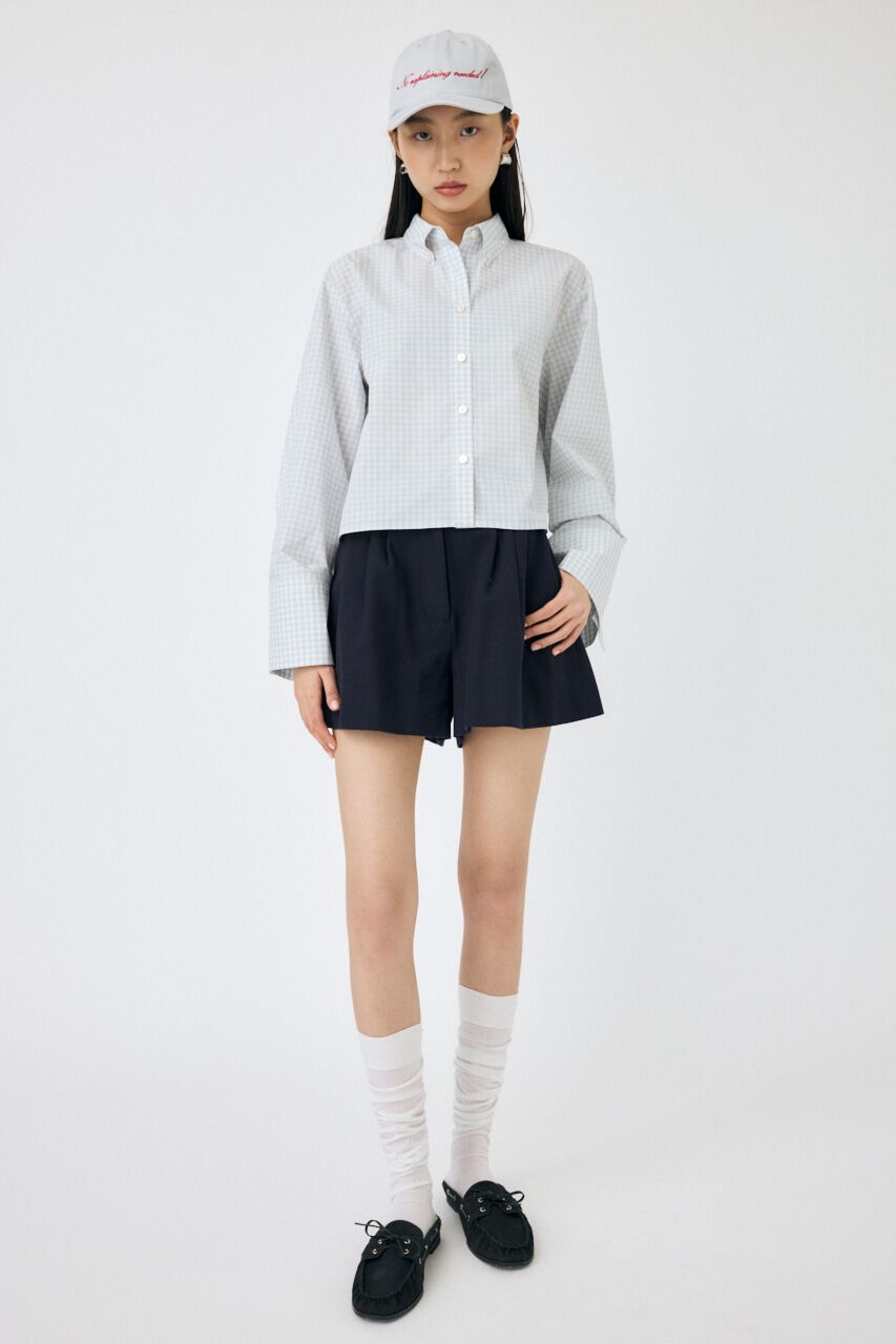 MOUSSY「WIDE SLEEVE PLAID シャツ」|シャツ・ブラウス|